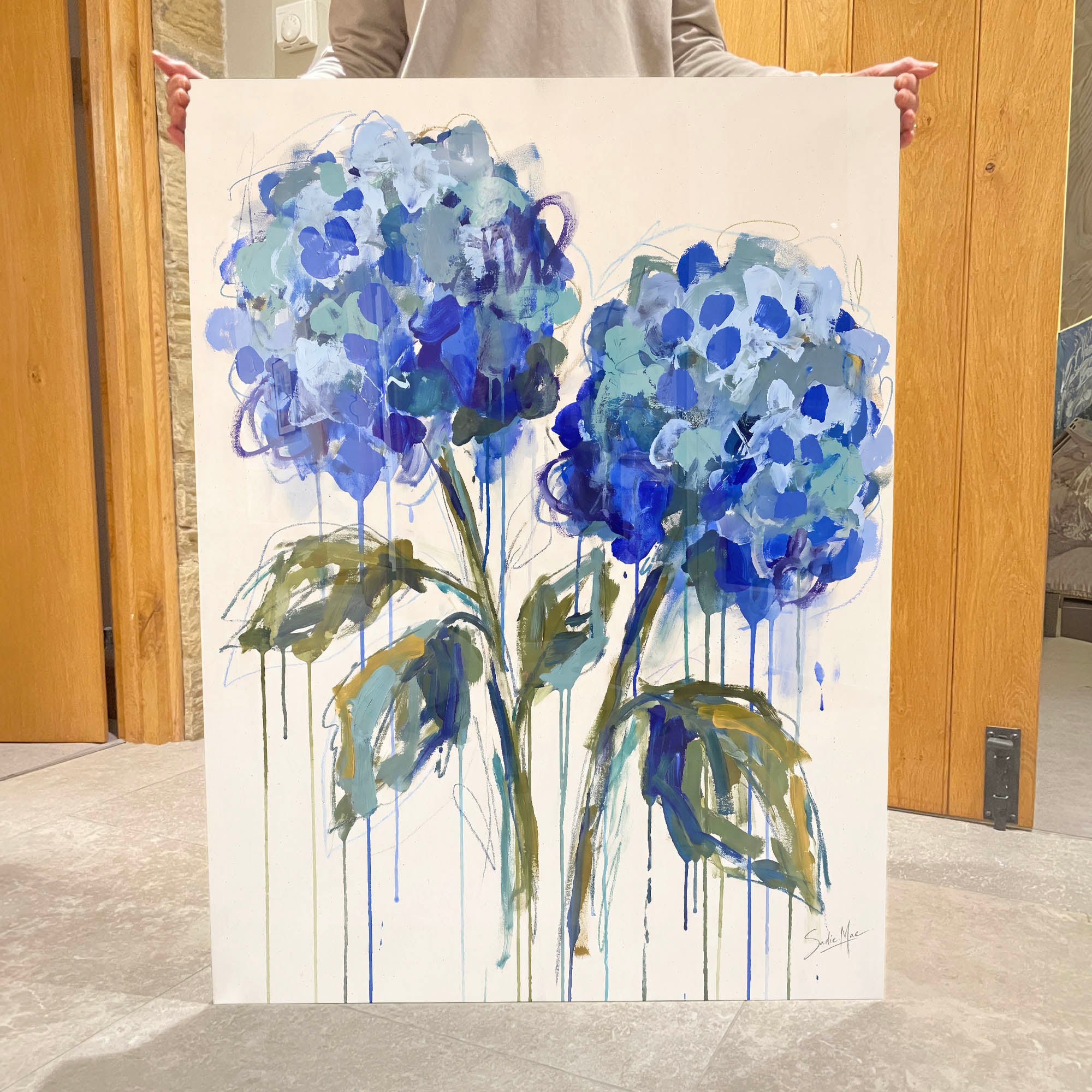 Azure Hydrangeas