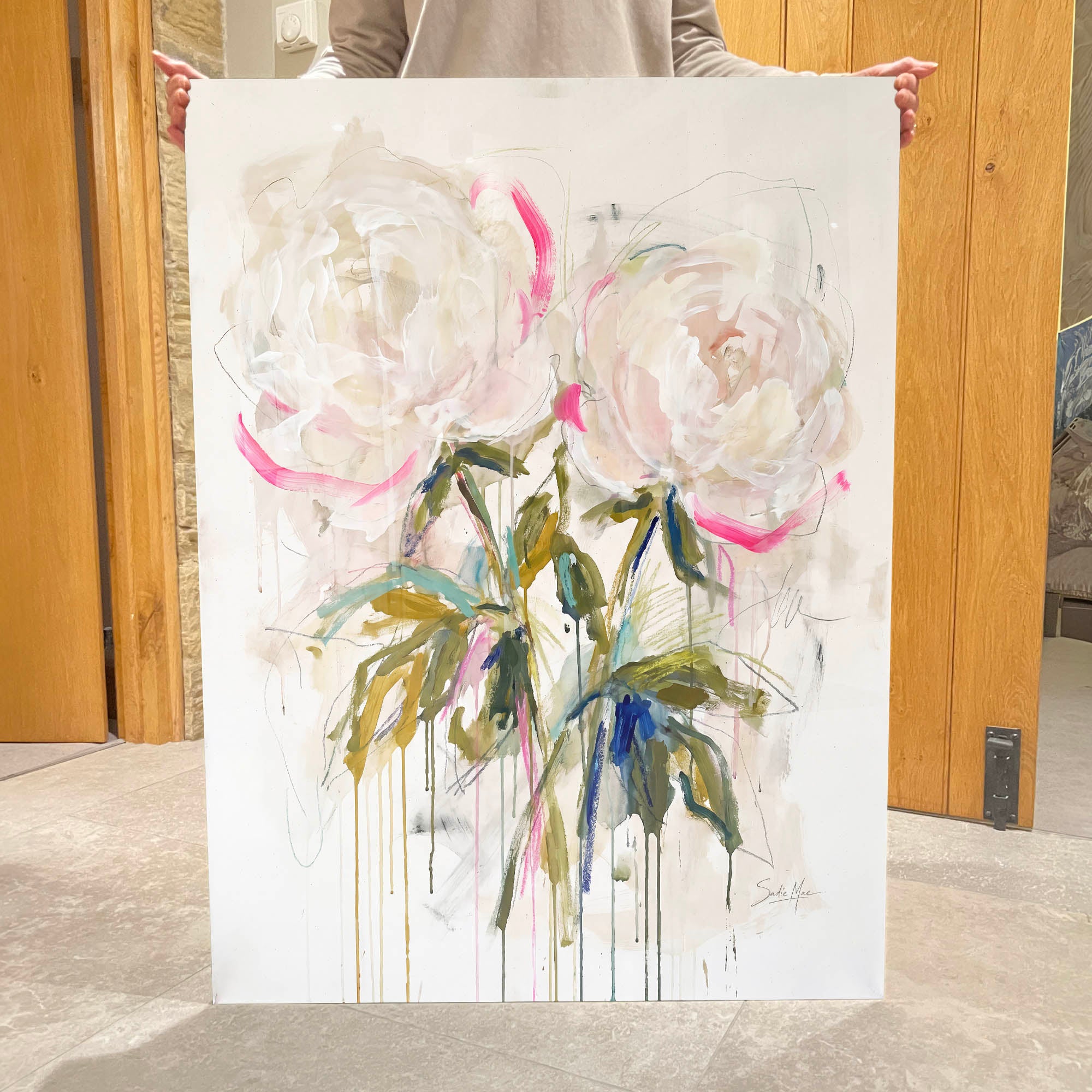 Pearl Peonies