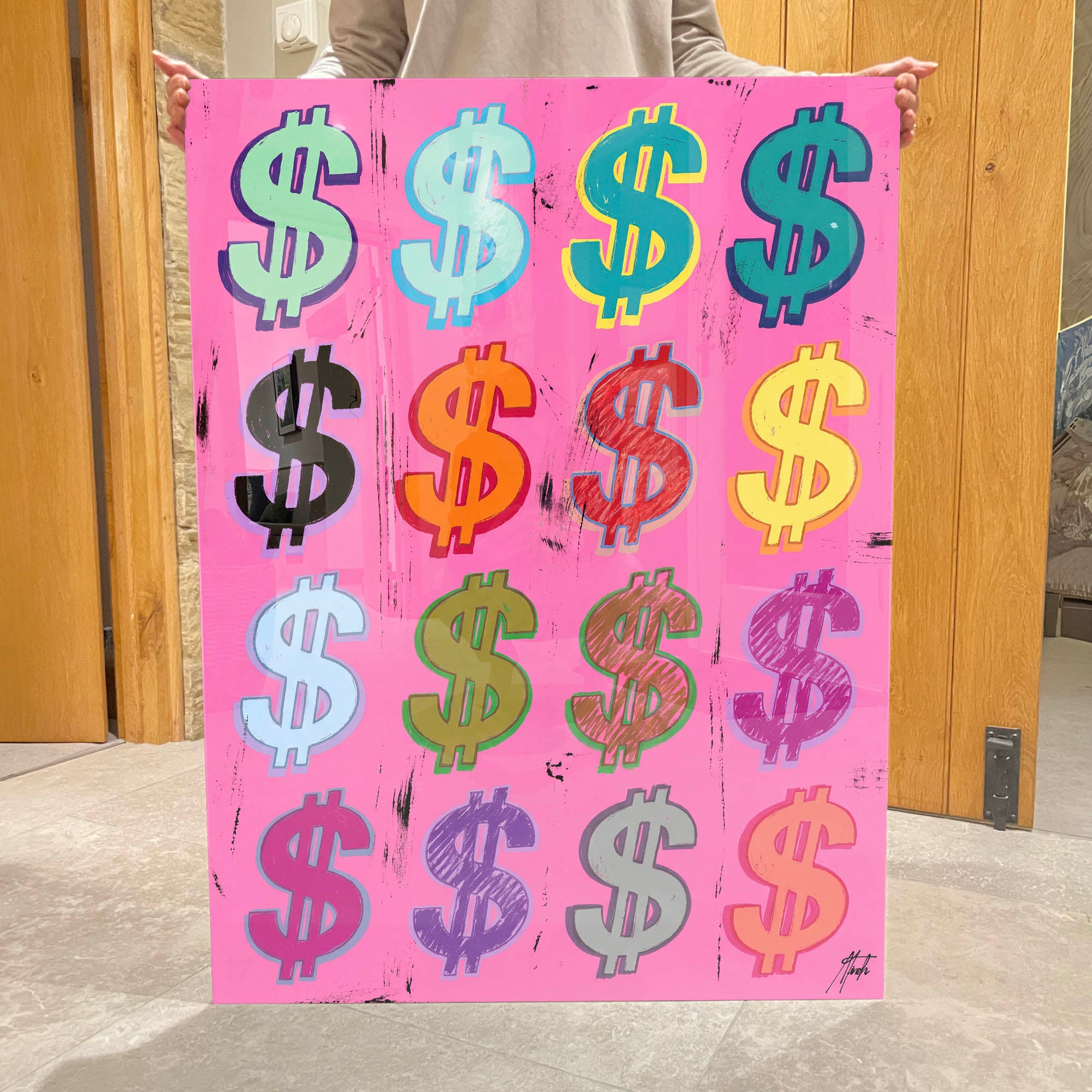 Dollar Signs — Pink