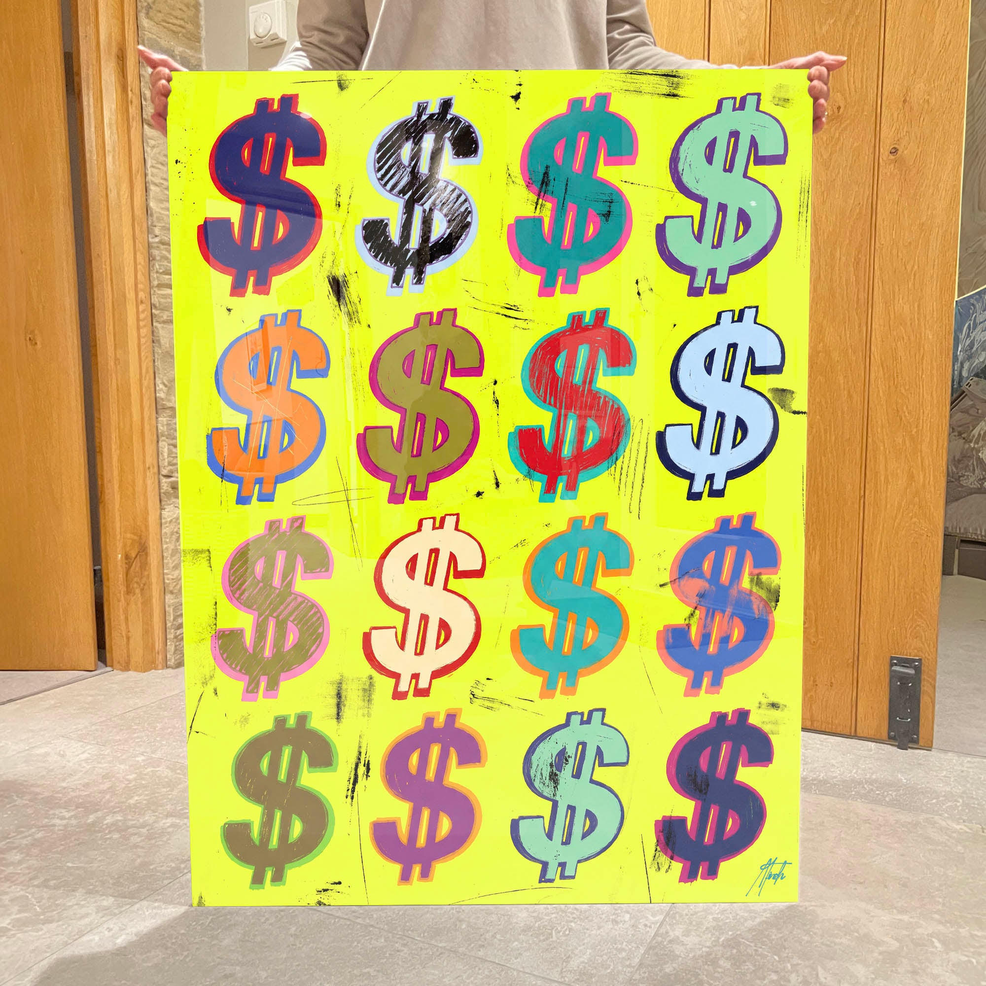 Dollar Signs — Yellow