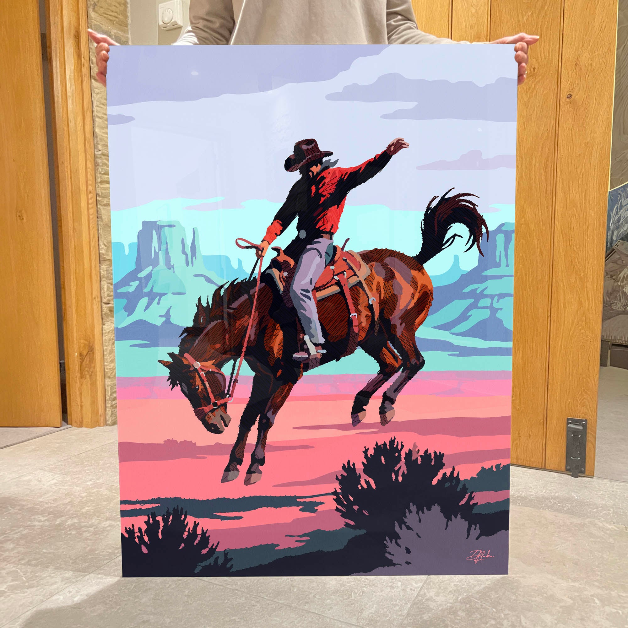 Rodeo in Red