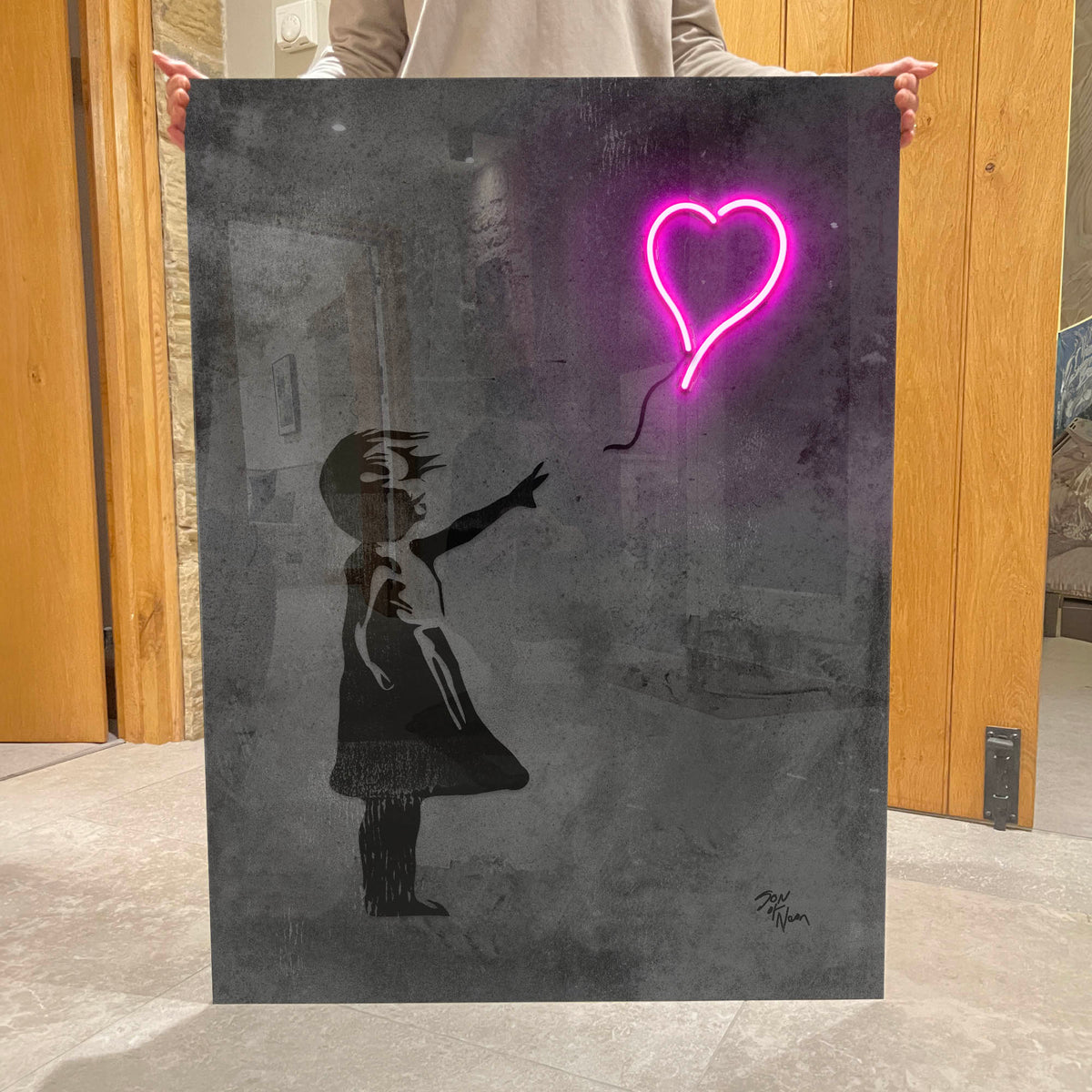 Banksy Balloon ‘Neon’