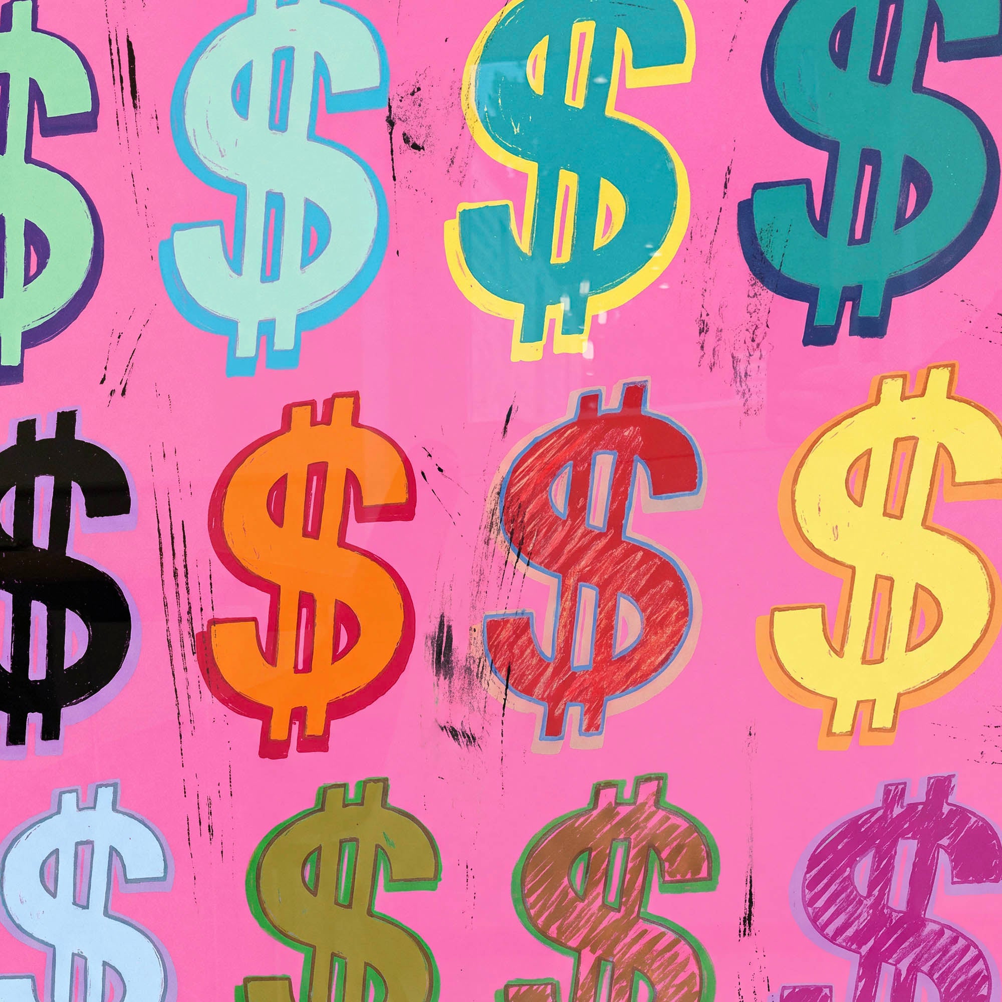 Dollar Signs — Pink