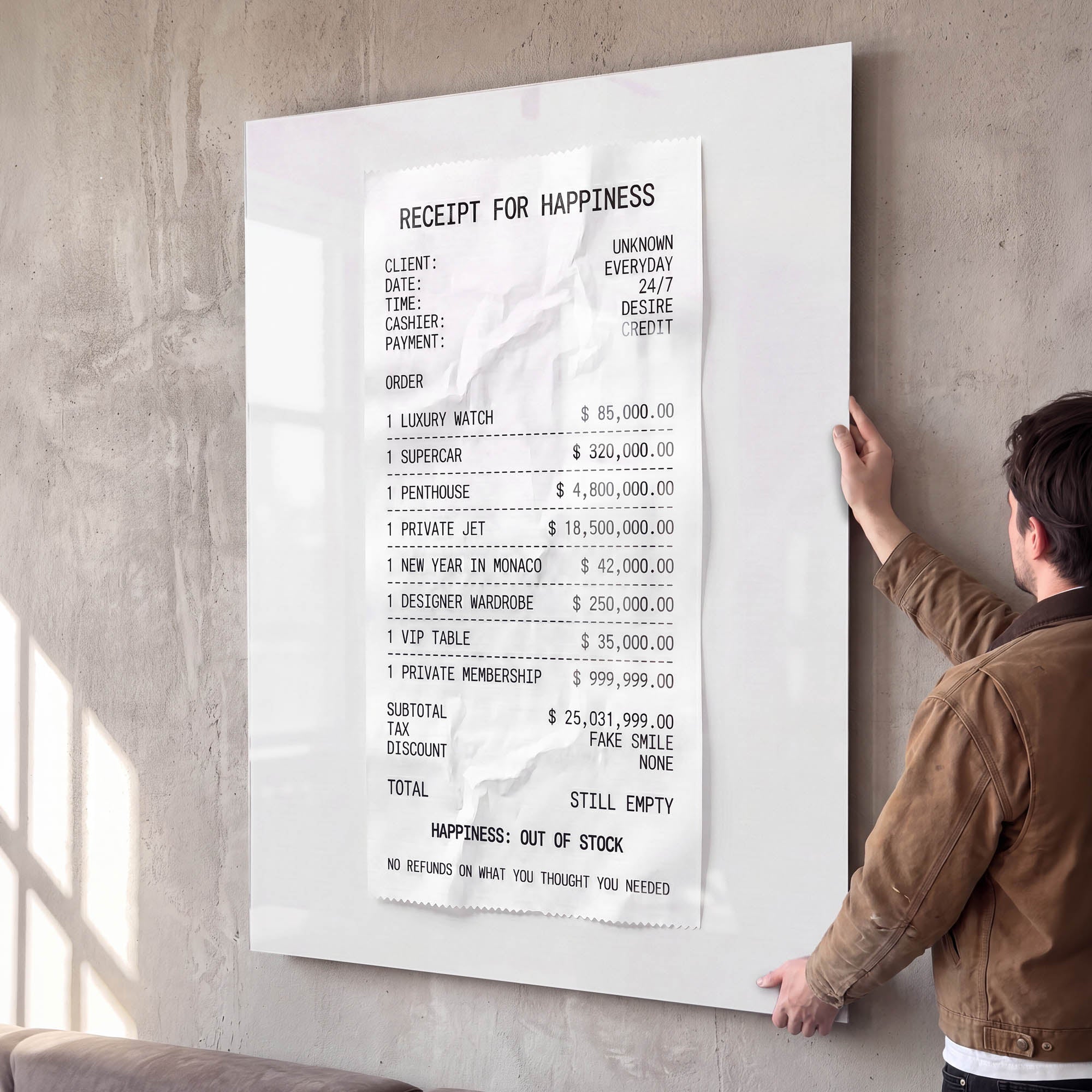 Receipt for Happiness