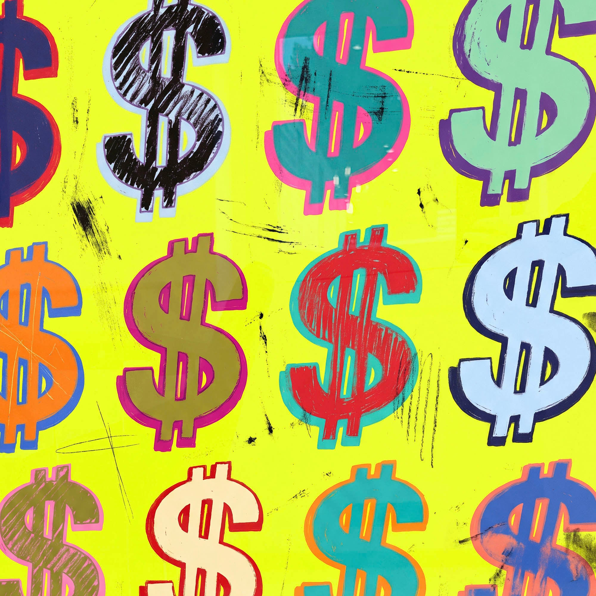 Dollar Signs — Yellow