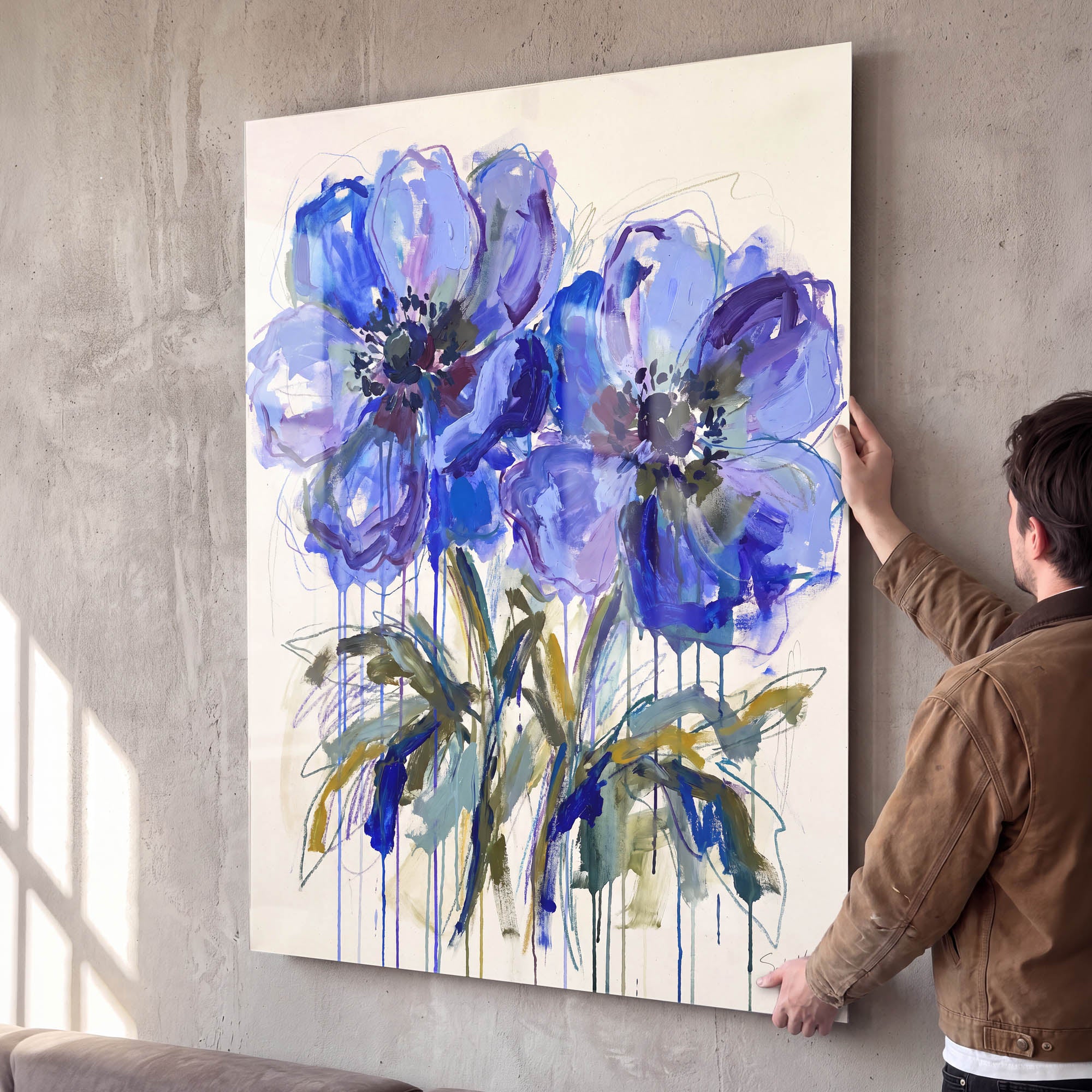 Indigo Anemones
