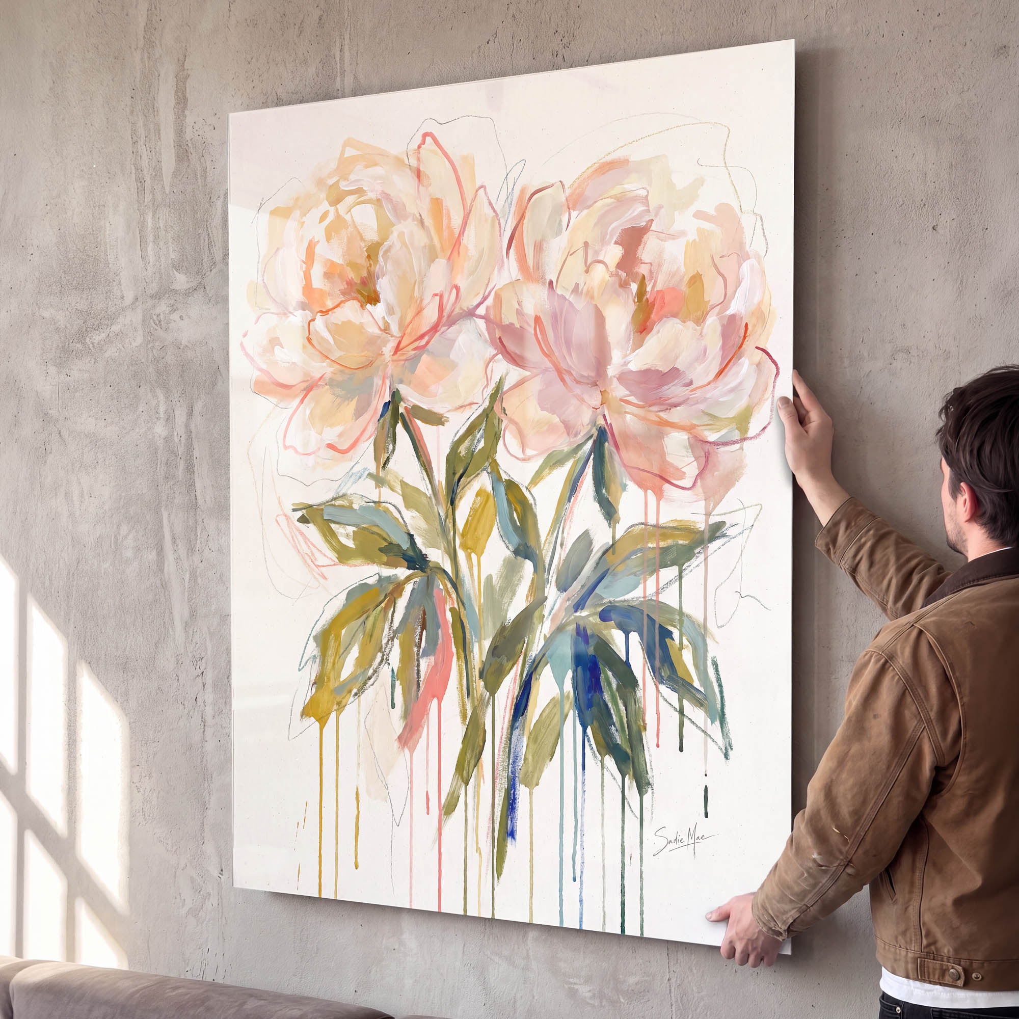 Coral Peonies