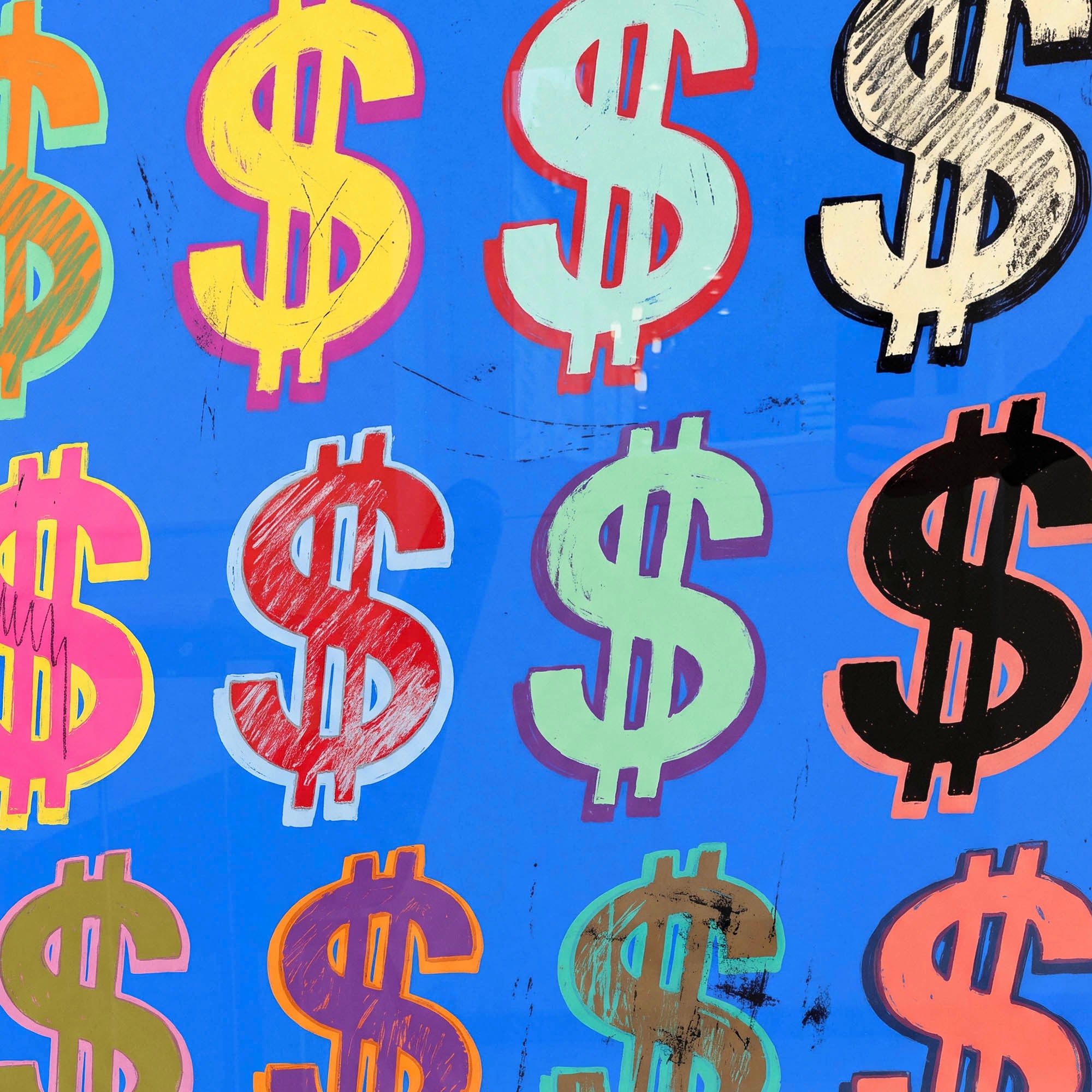 Dollar Signs — Blue