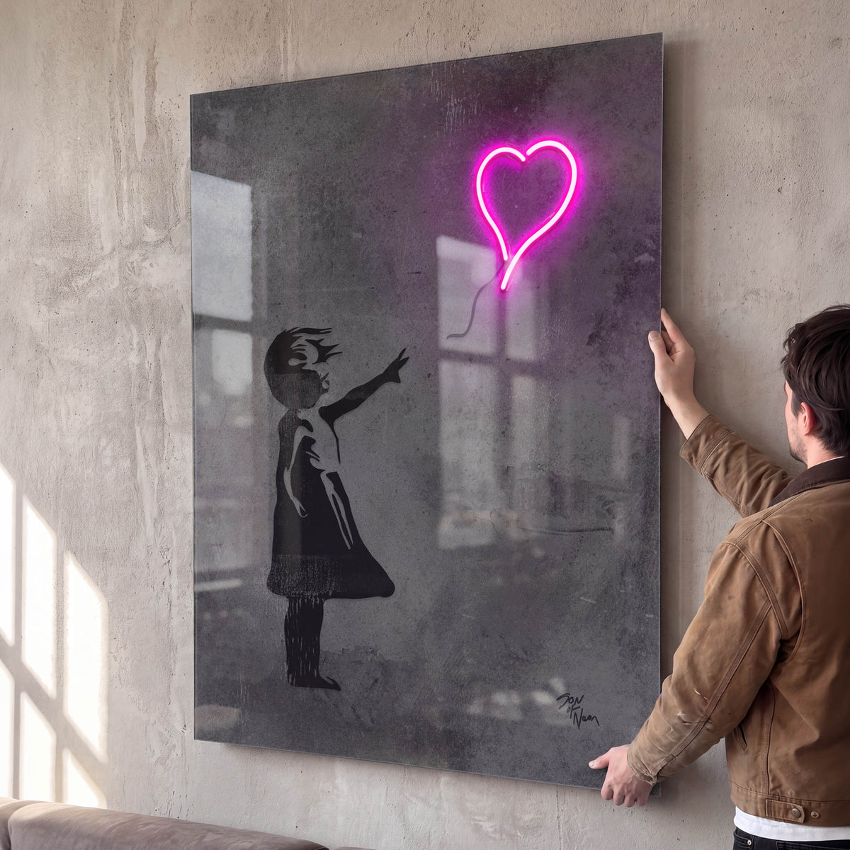 Banksy Balloon ‘Neon’