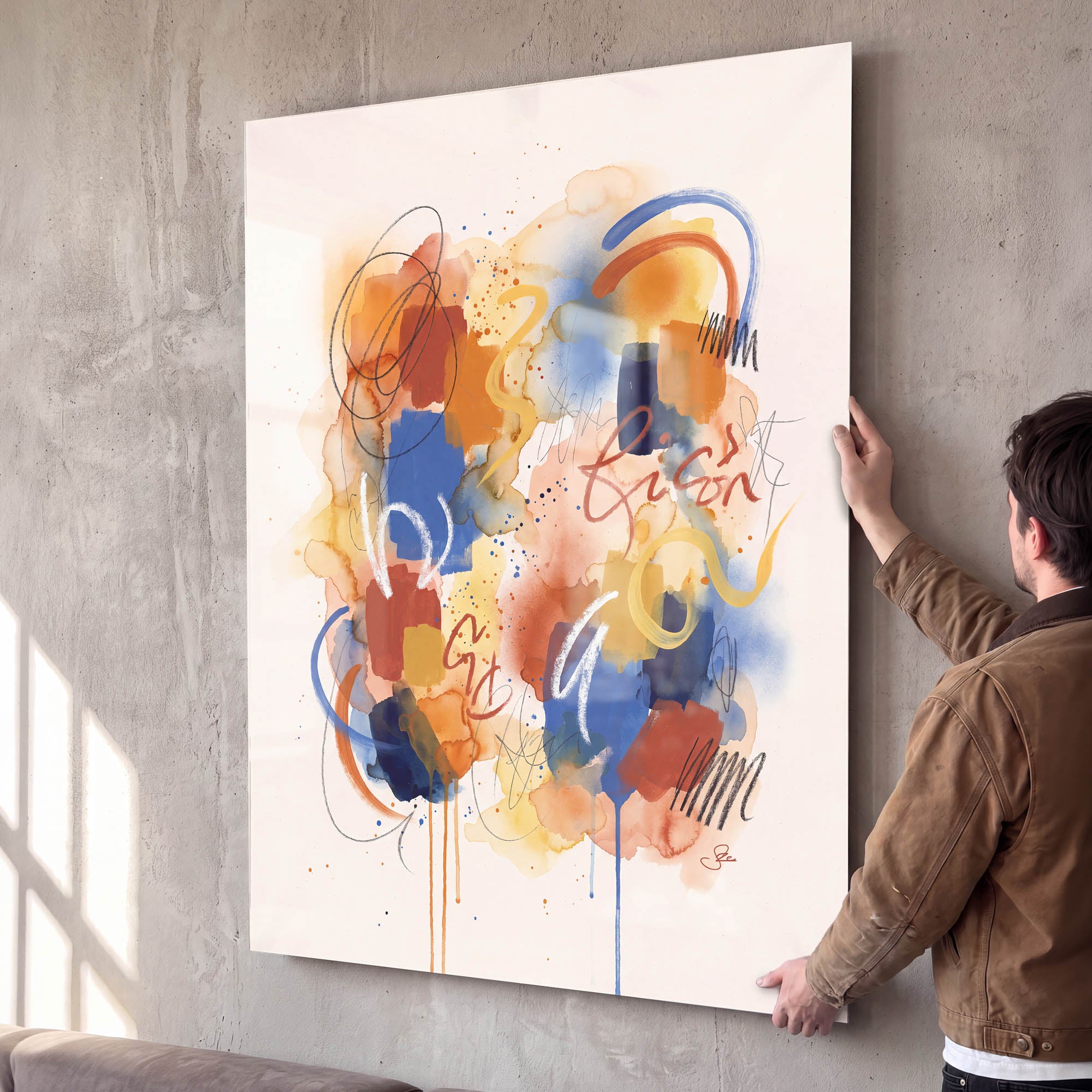 Ochre Rhythm No. 1