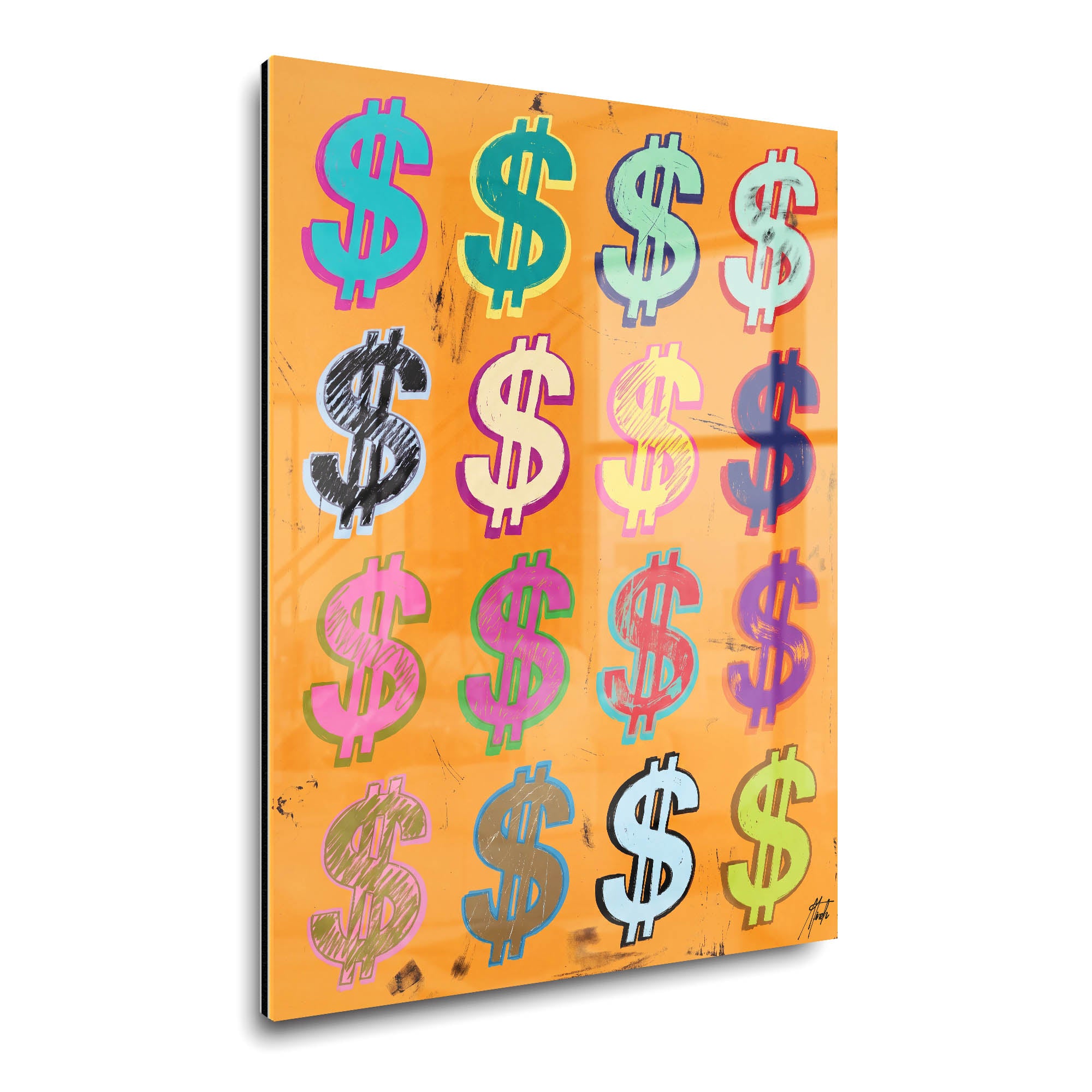 Dollar Signs — Orange