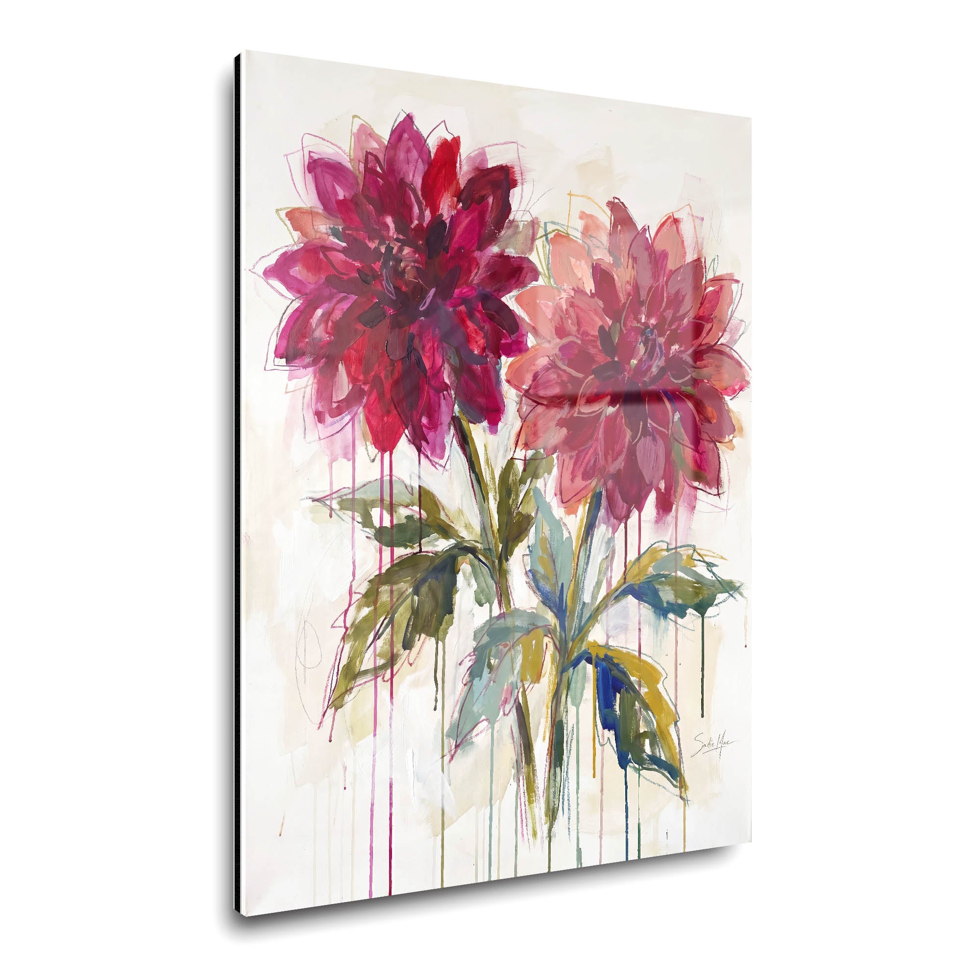 Ruby Dahlias