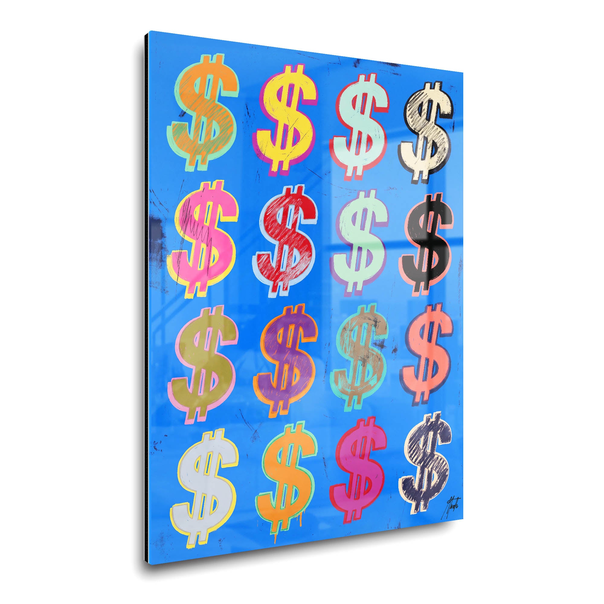 Dollar Signs — Blue
