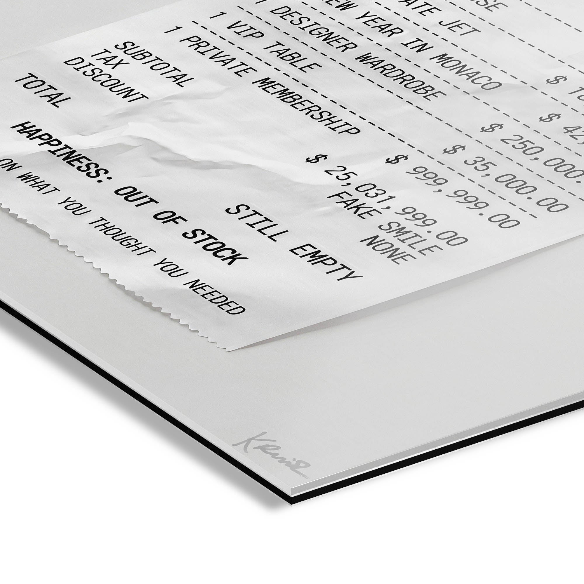 Receipt for Happiness