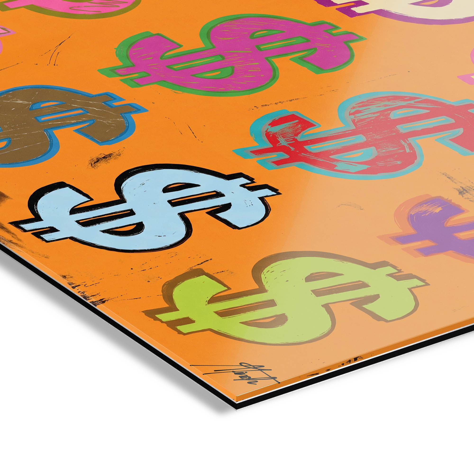 Dollar Signs — Orange