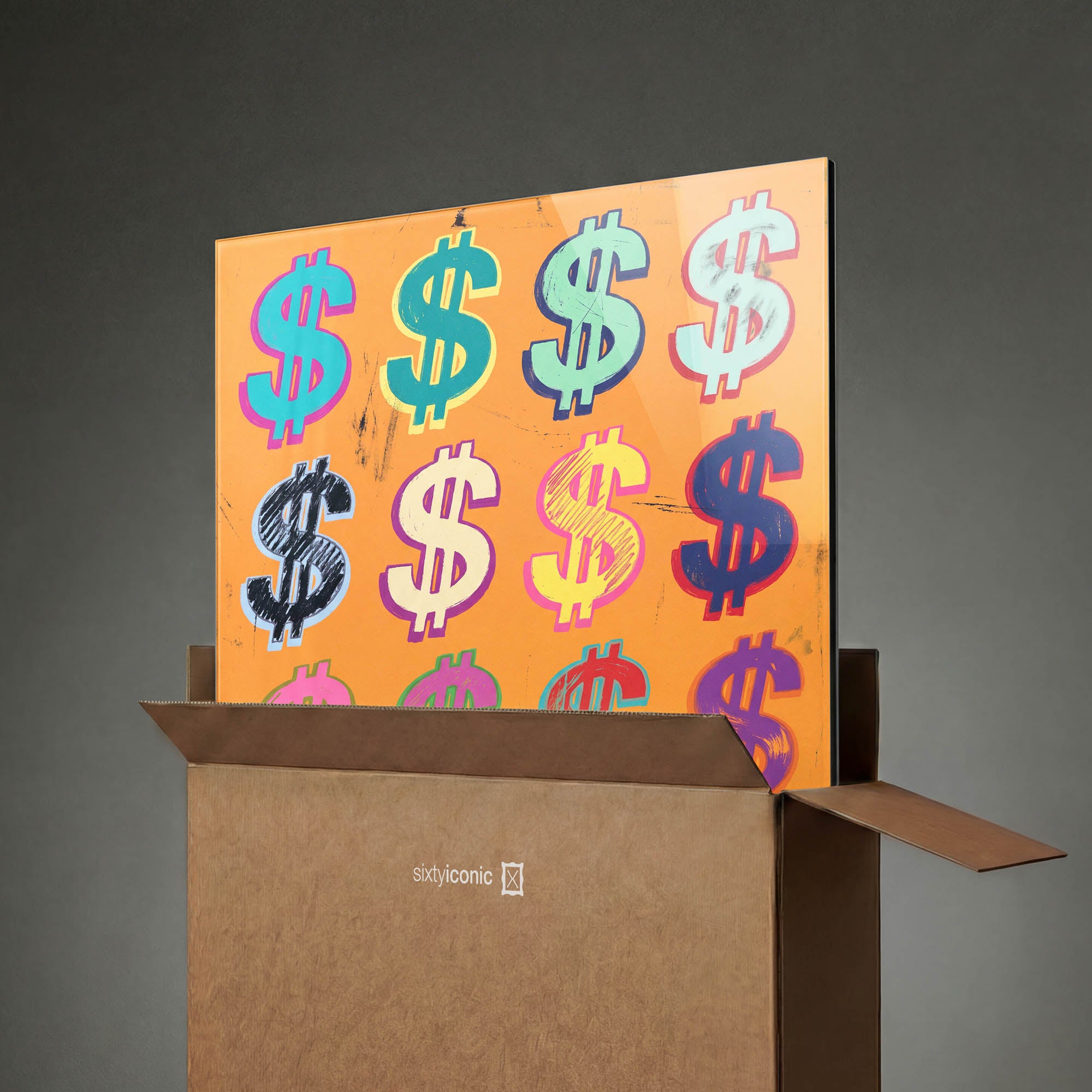 Dollar Signs — Orange