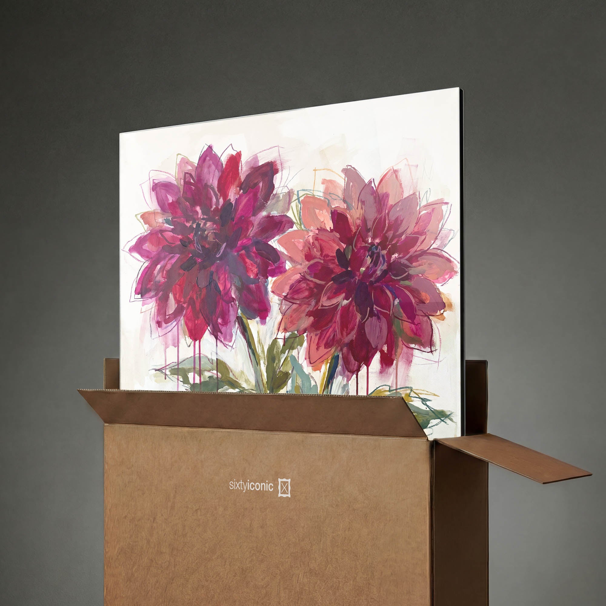 Ruby Dahlias