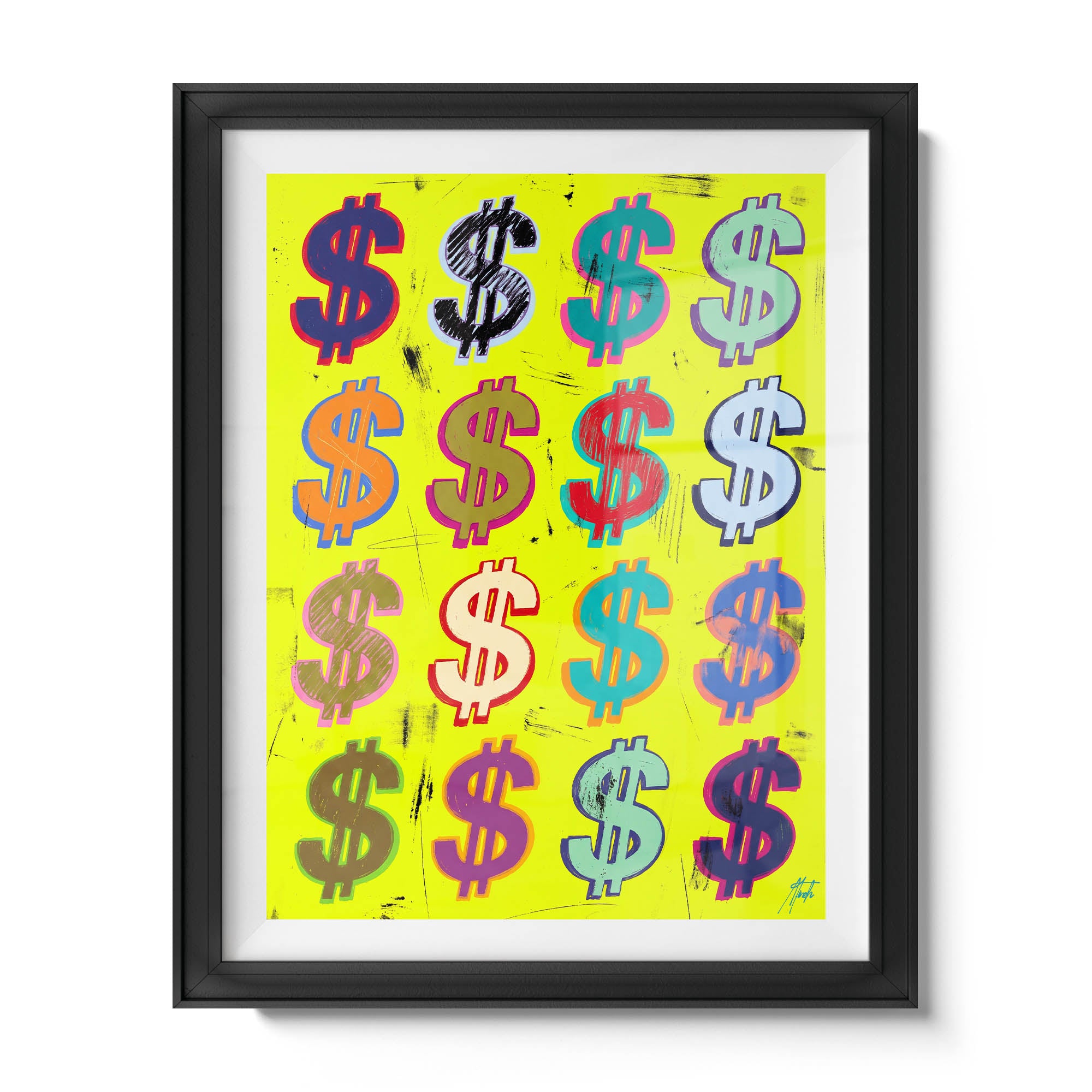 Dollar Signs — Yellow