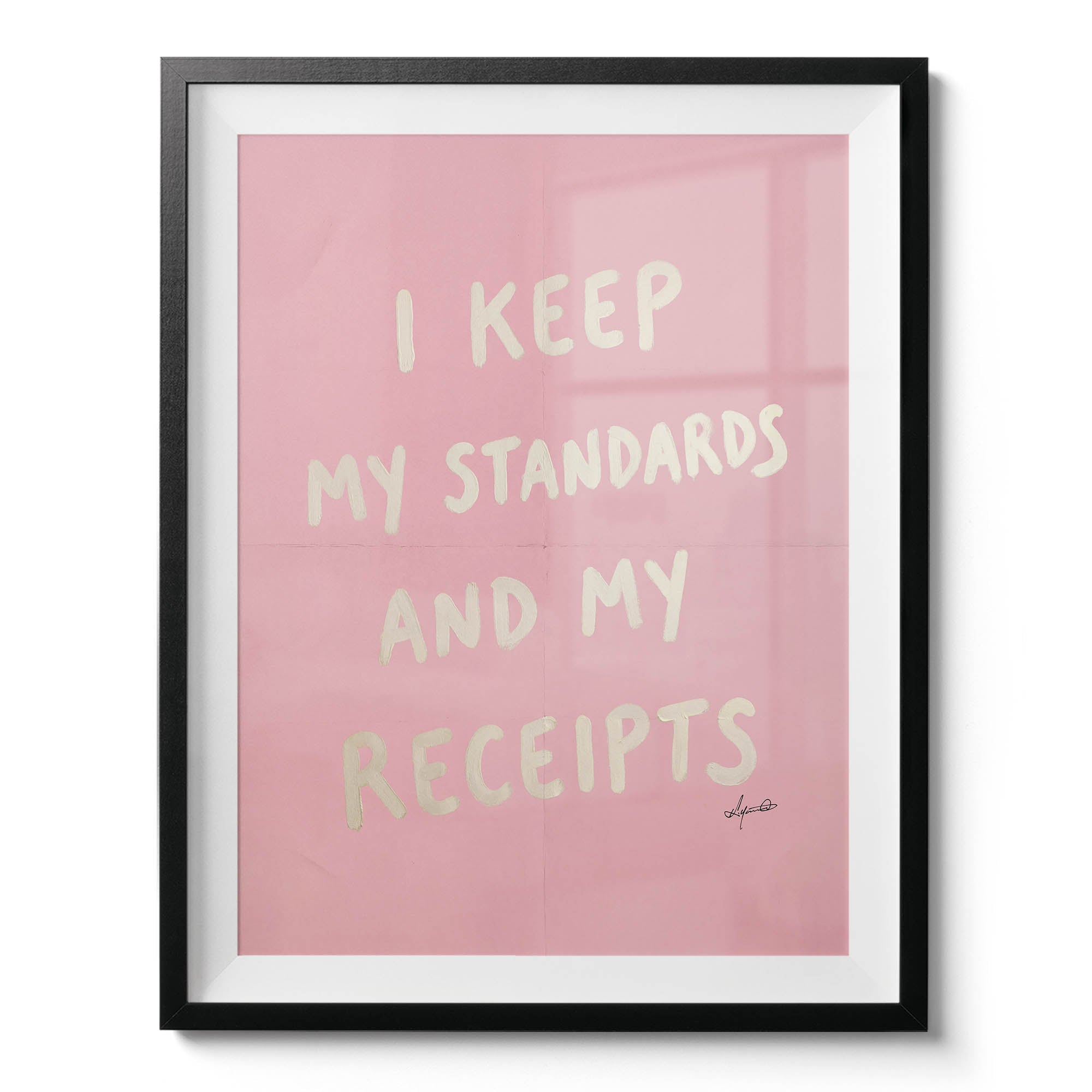 Standards and Receipts