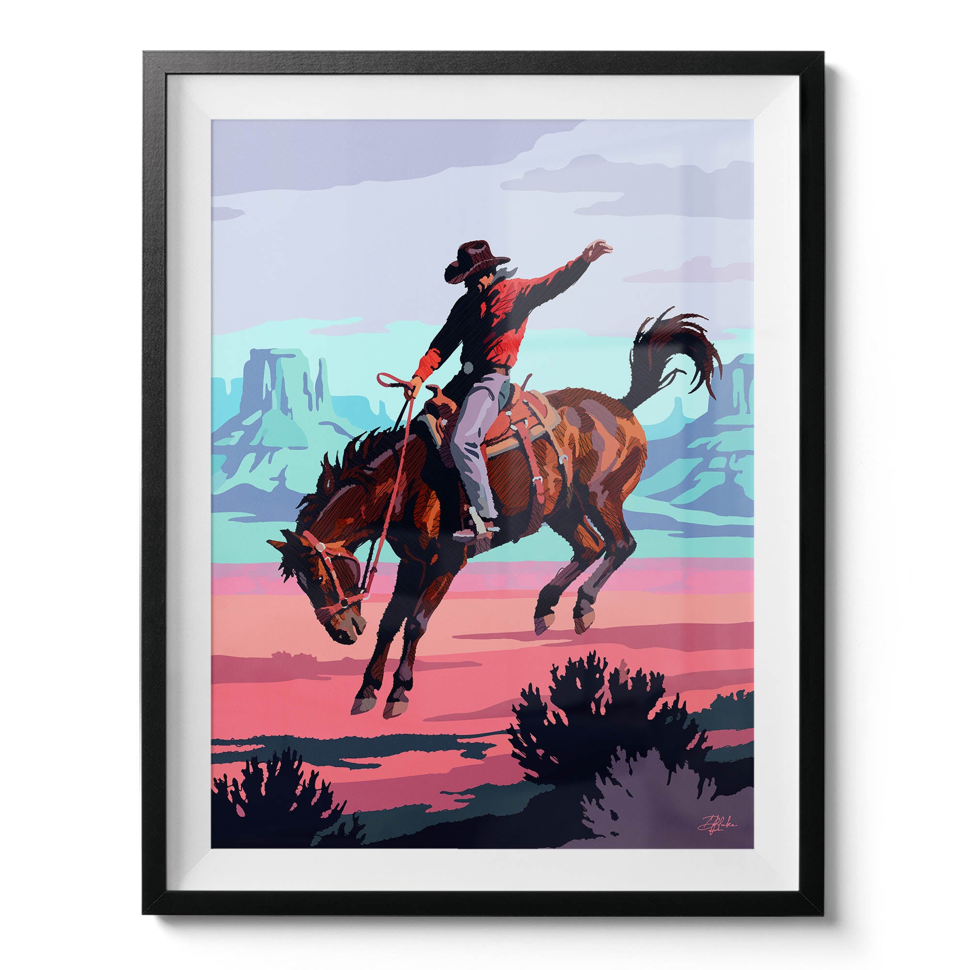 Rodeo in Red