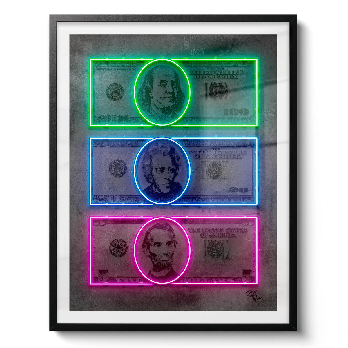 Dollar Bills ‘Neon’