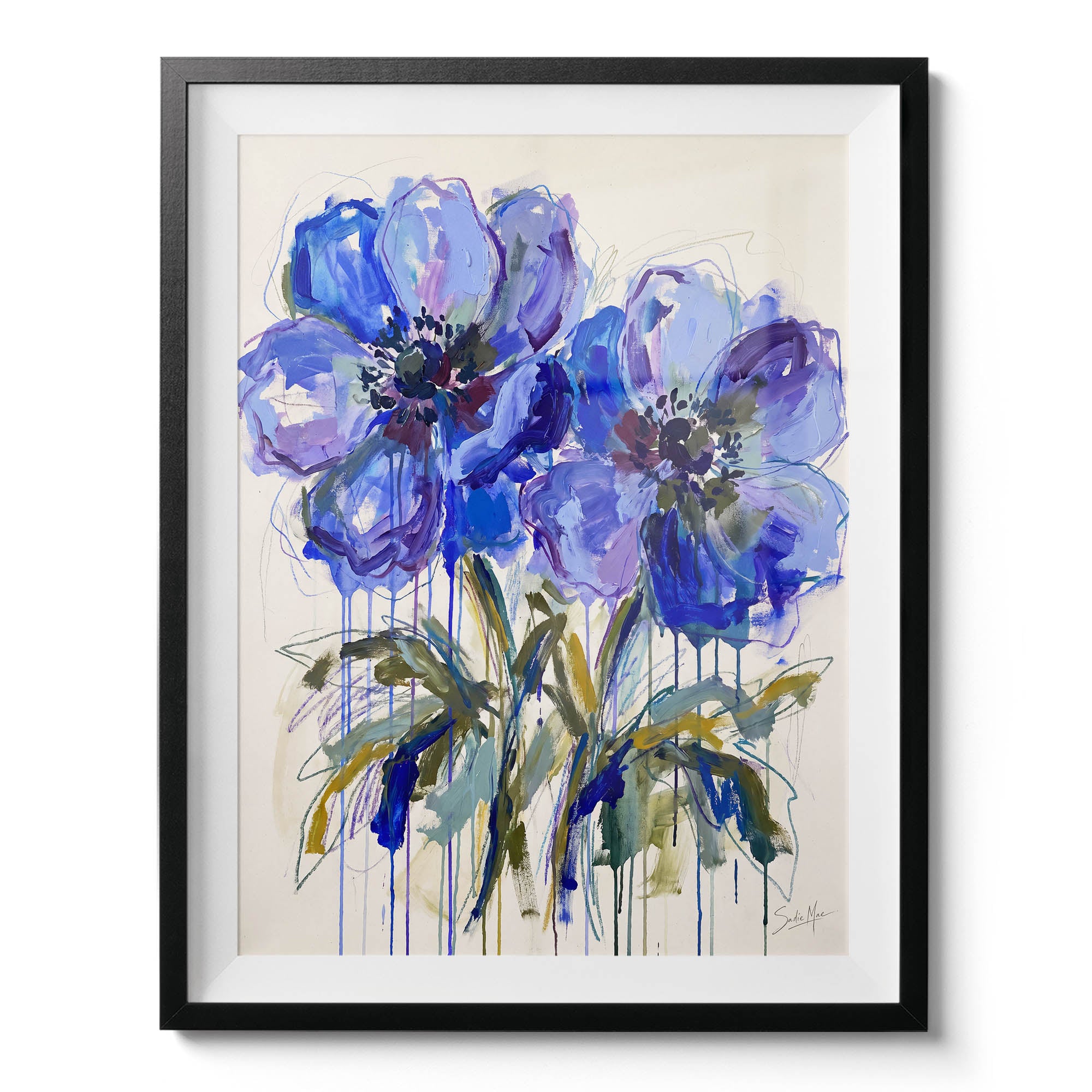 Indigo Anemones