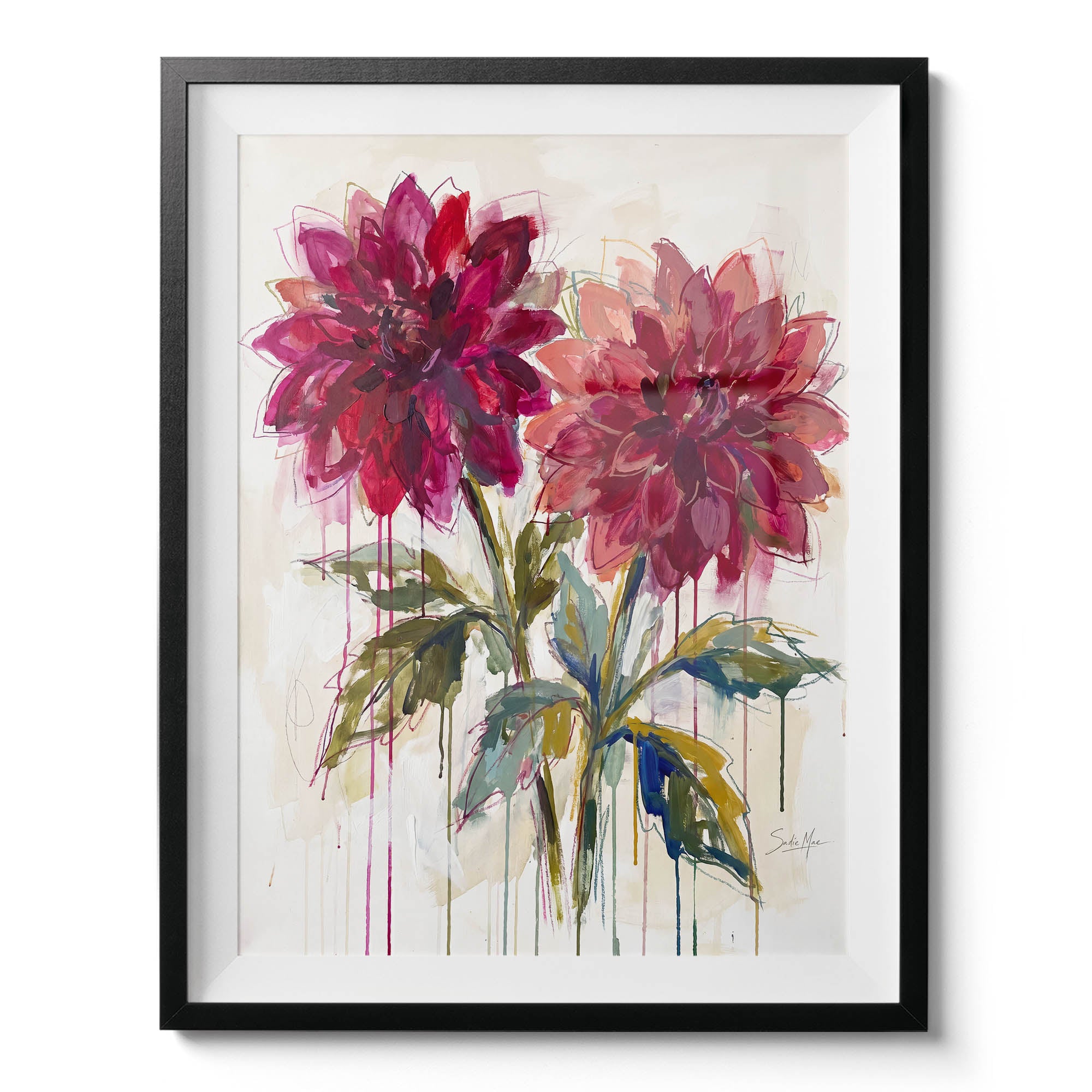 Ruby Dahlias