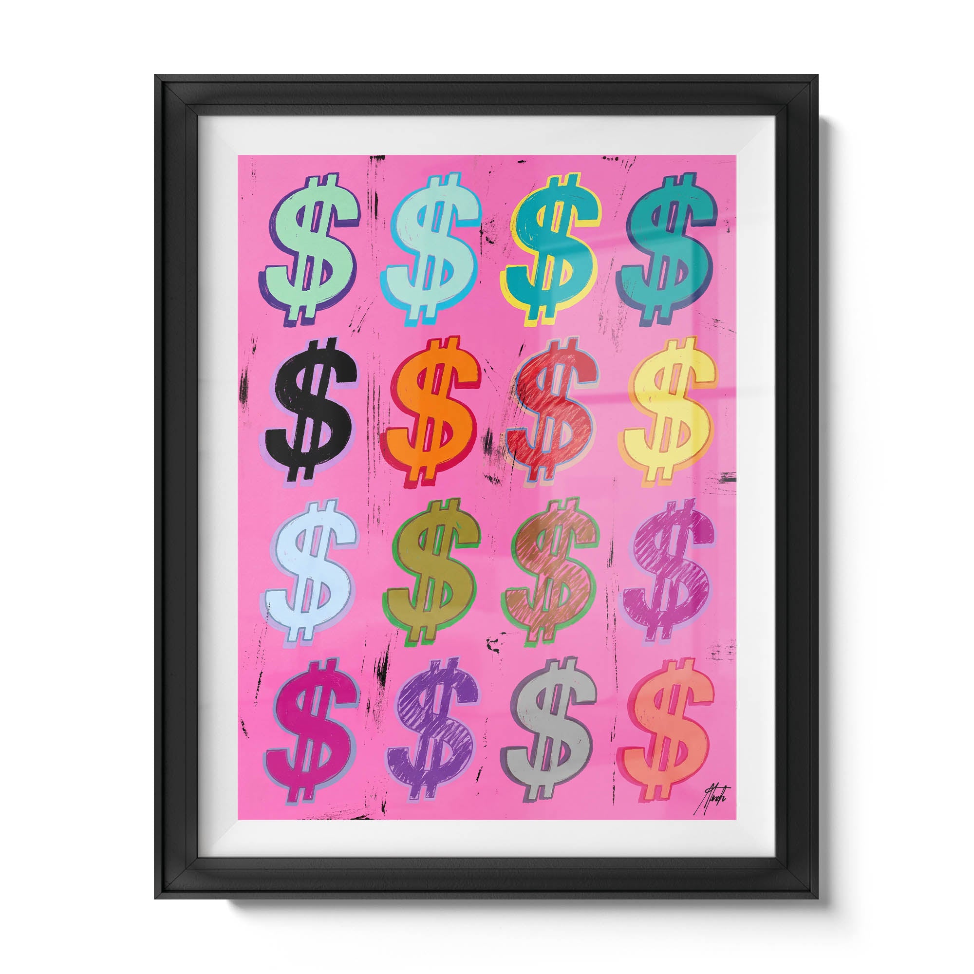 Dollar Signs — Pink