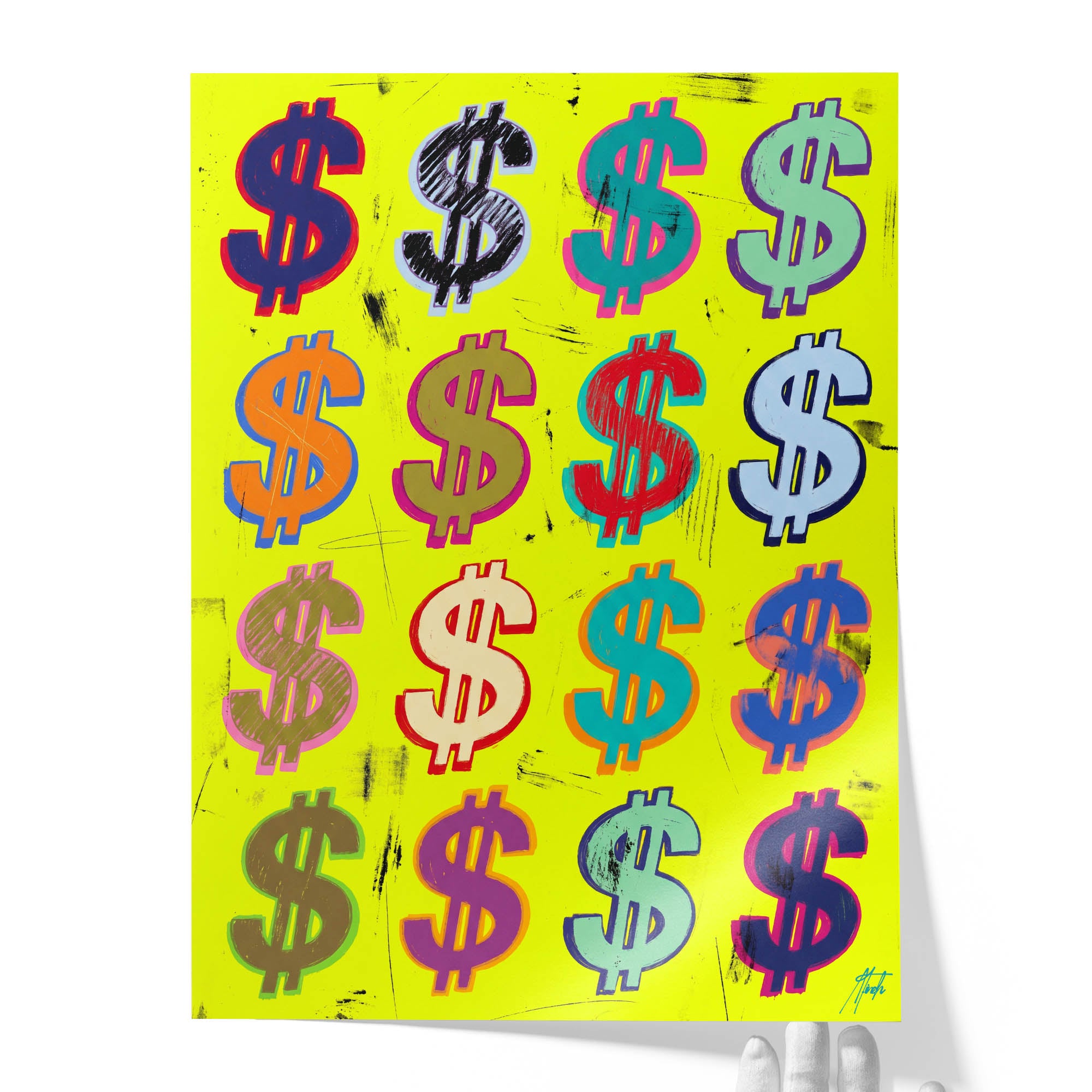 Dollar Signs — Yellow