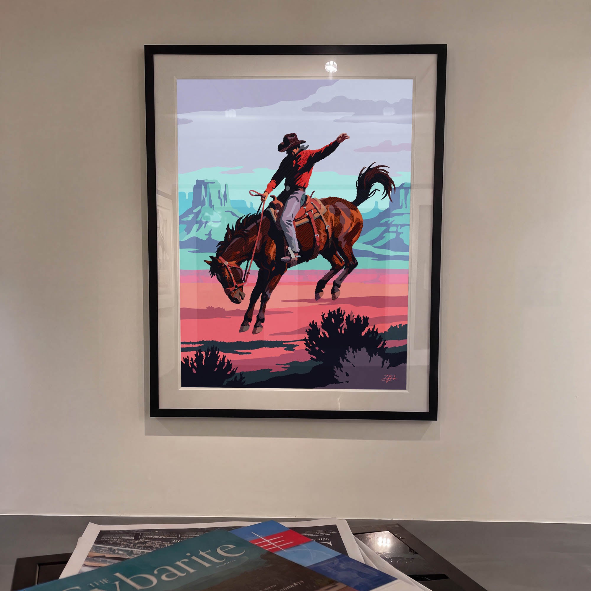 Rodeo in Red