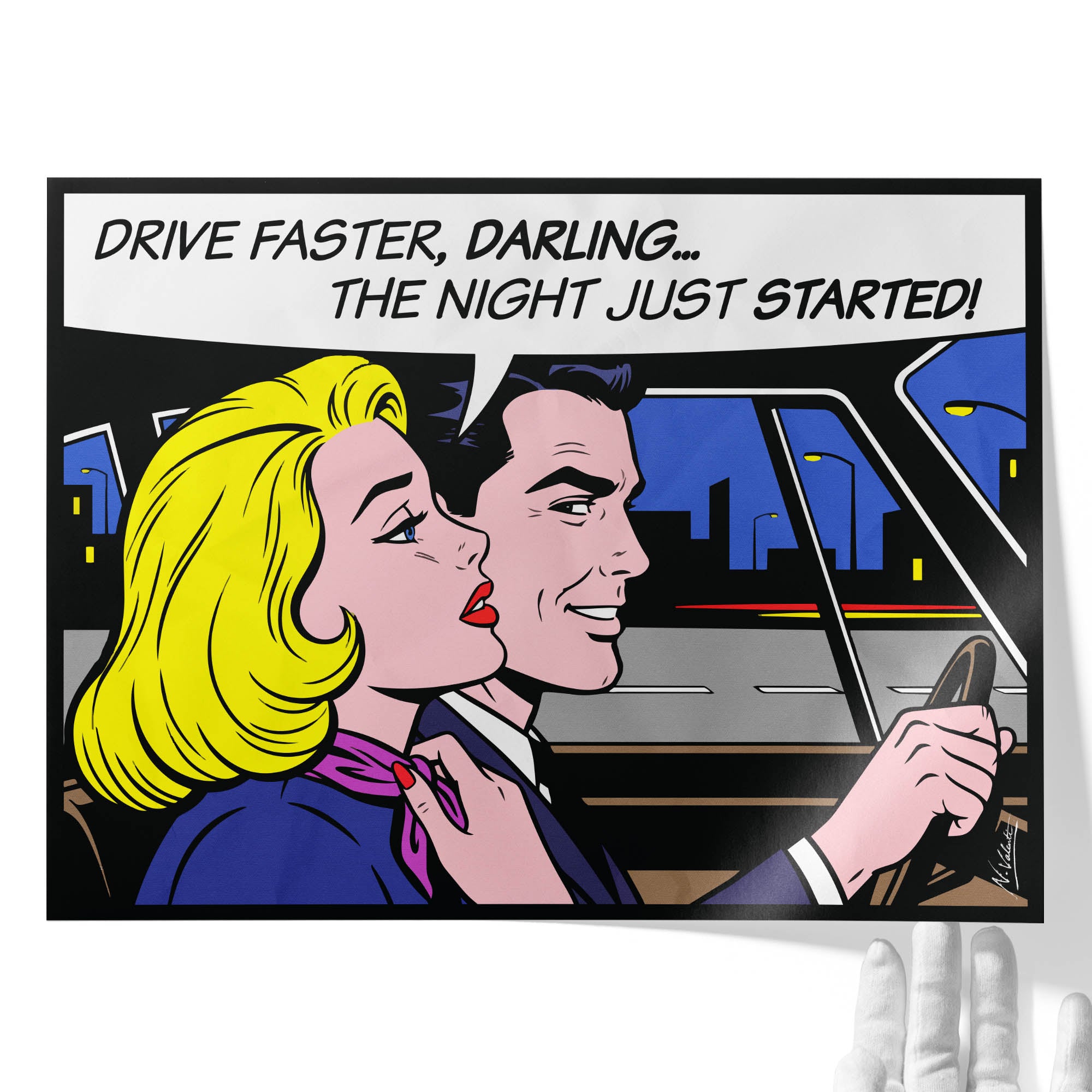 Driver faster, darling