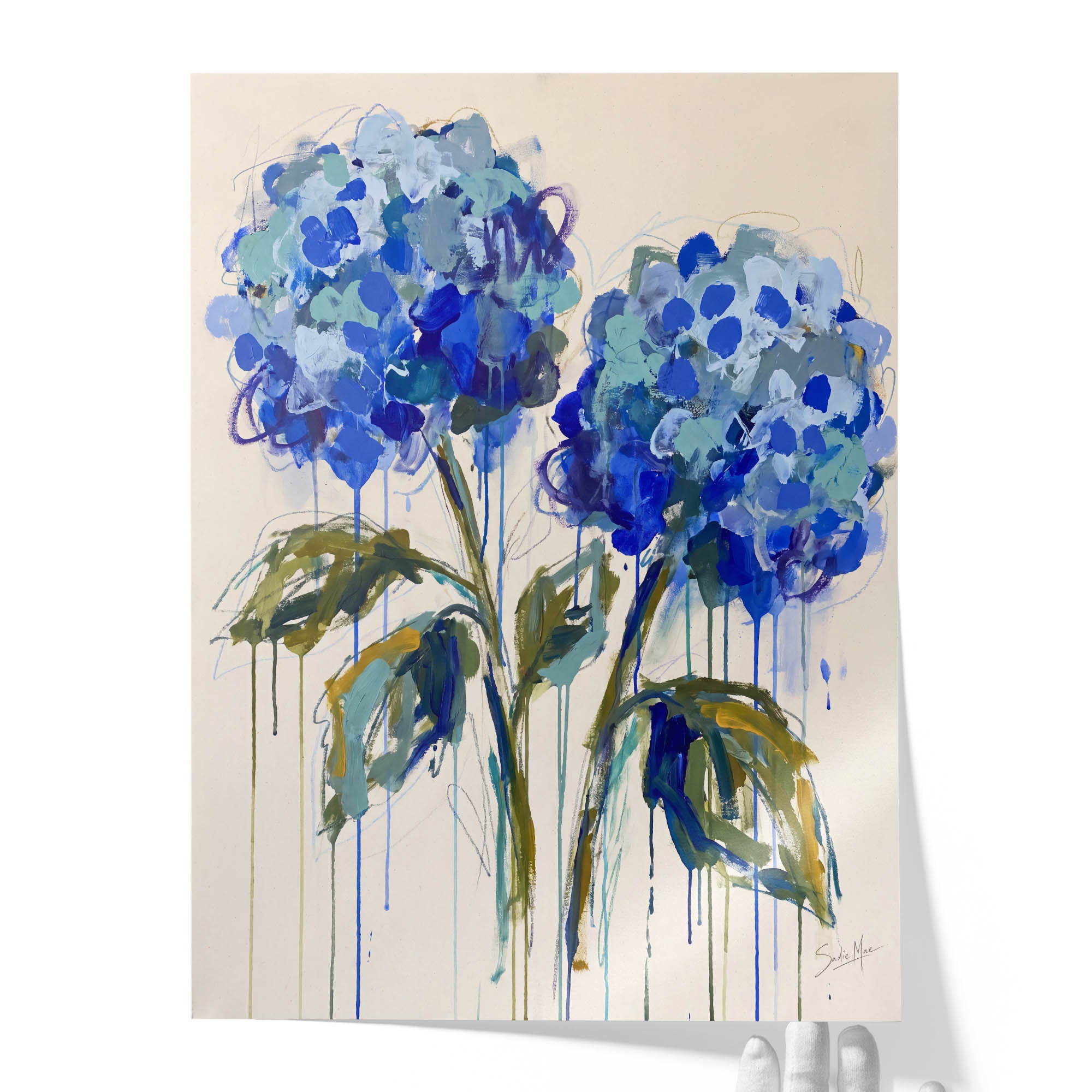 Azure Hydrangeas