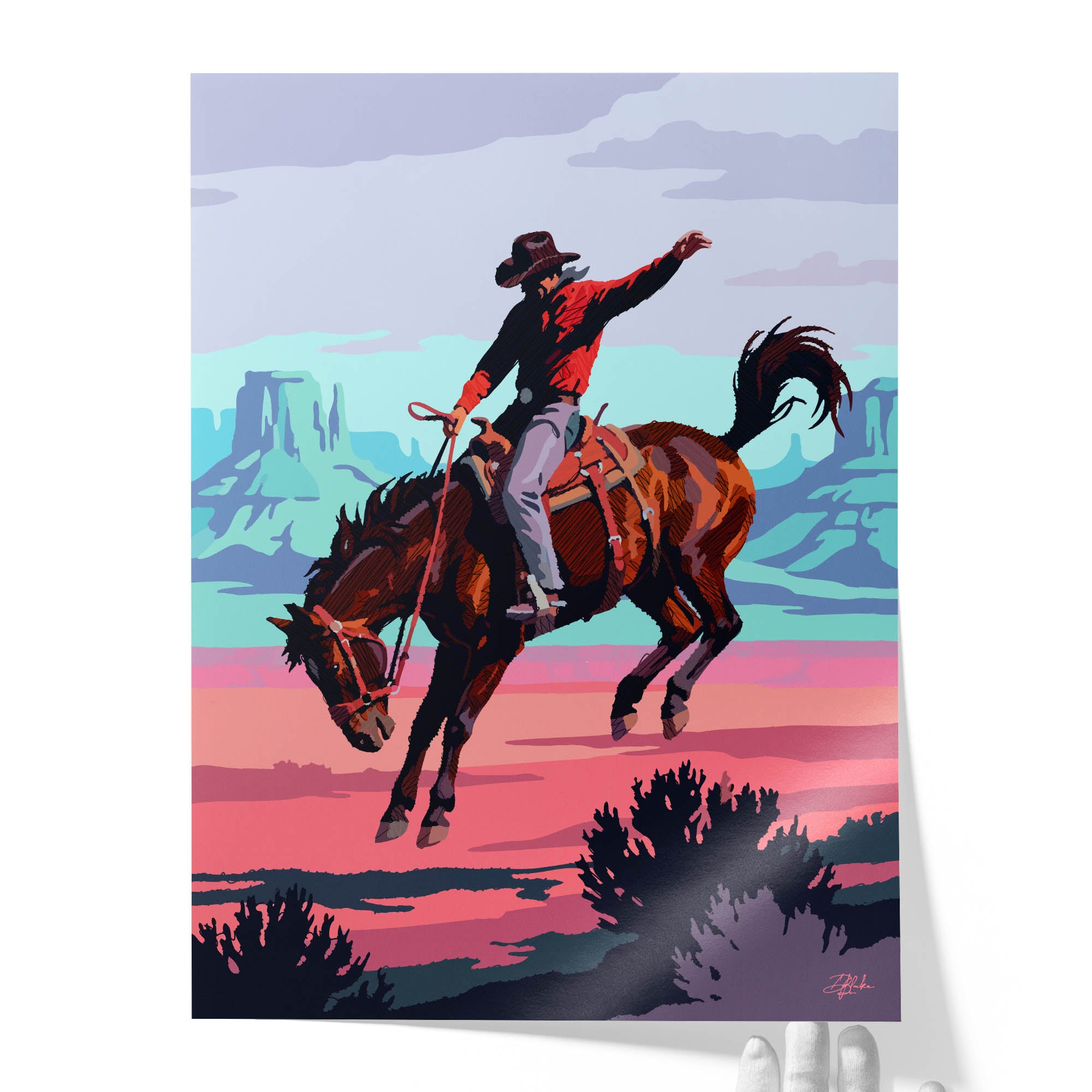 Rodeo in Red