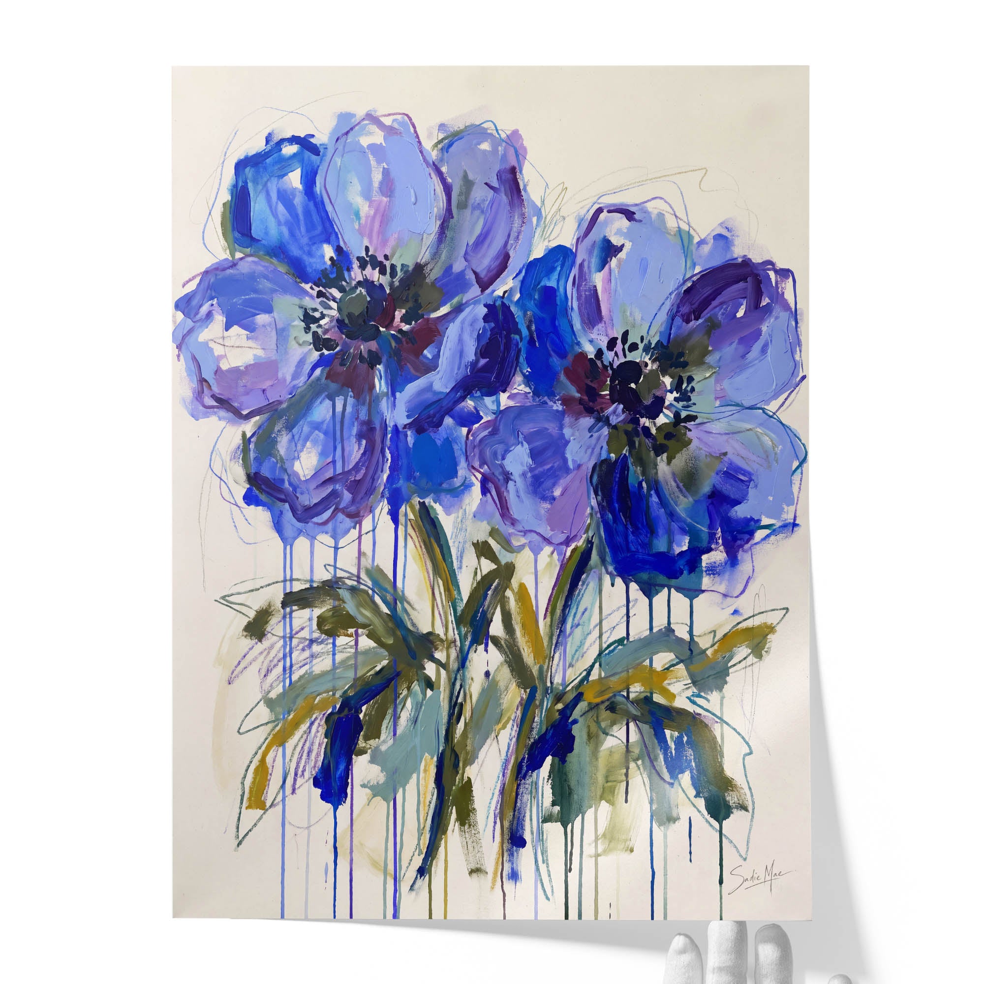 Indigo Anemones
