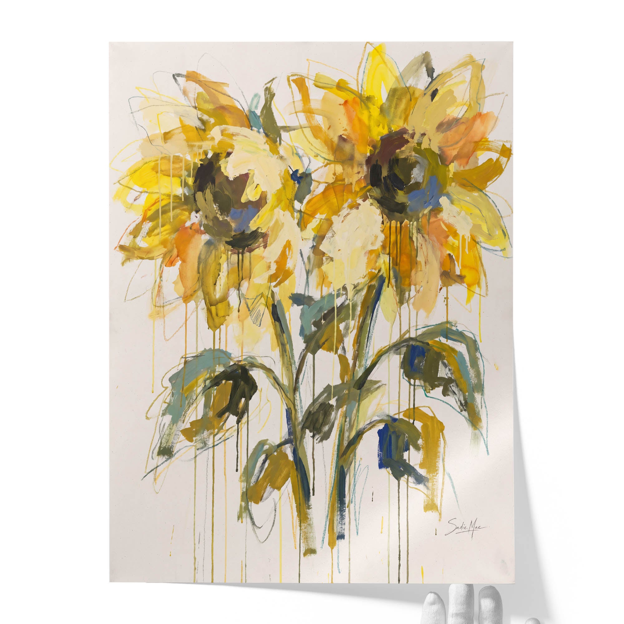 Ochre Sunflowers