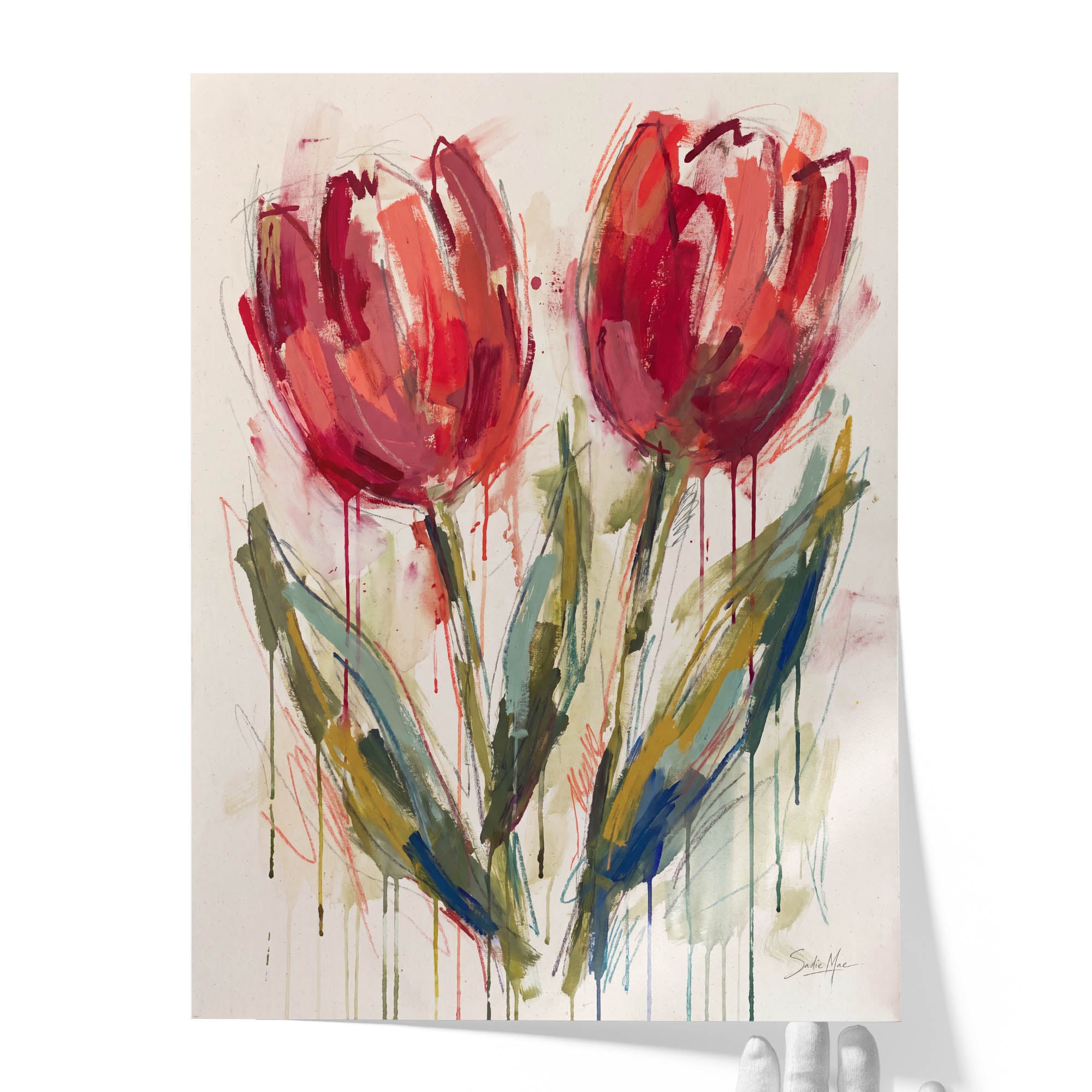Scarlet Tulips
