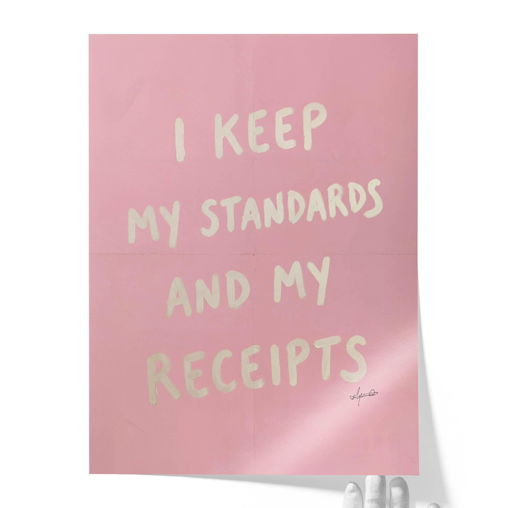 Standards and Receipts