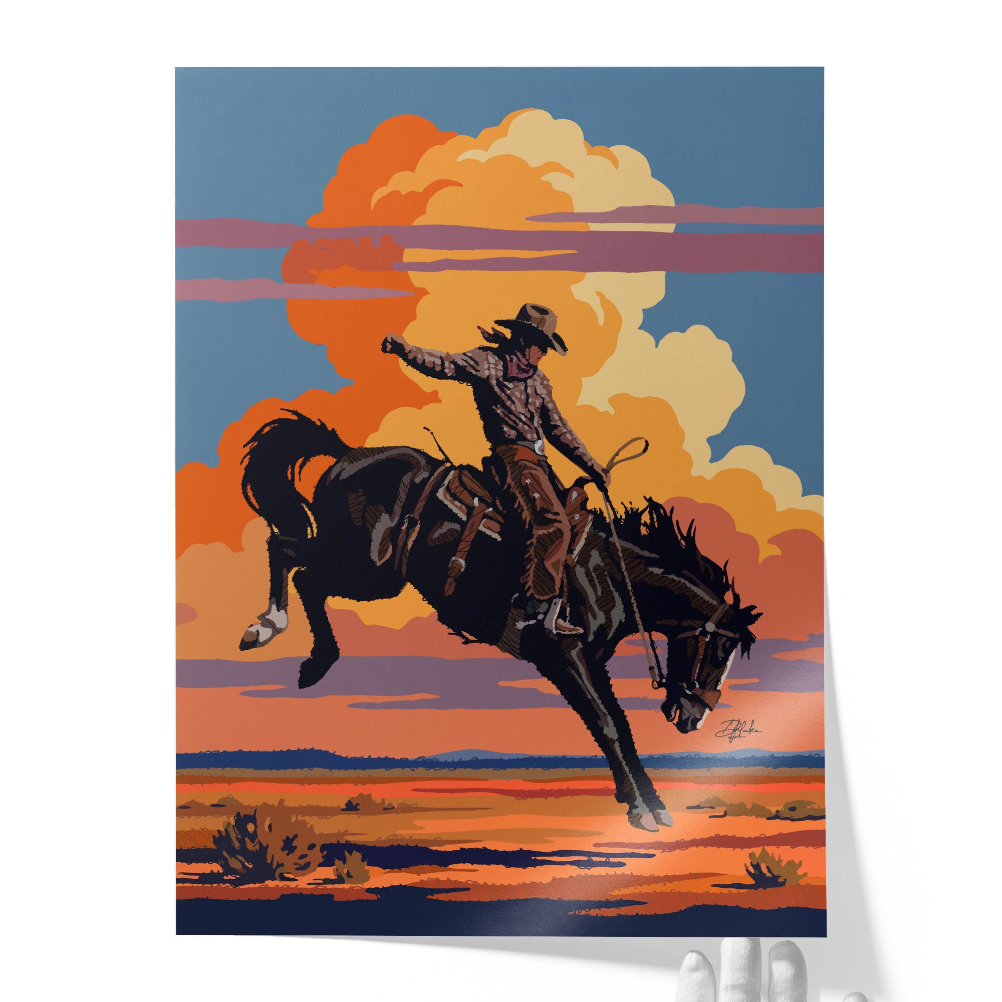 Sunset Bronco
