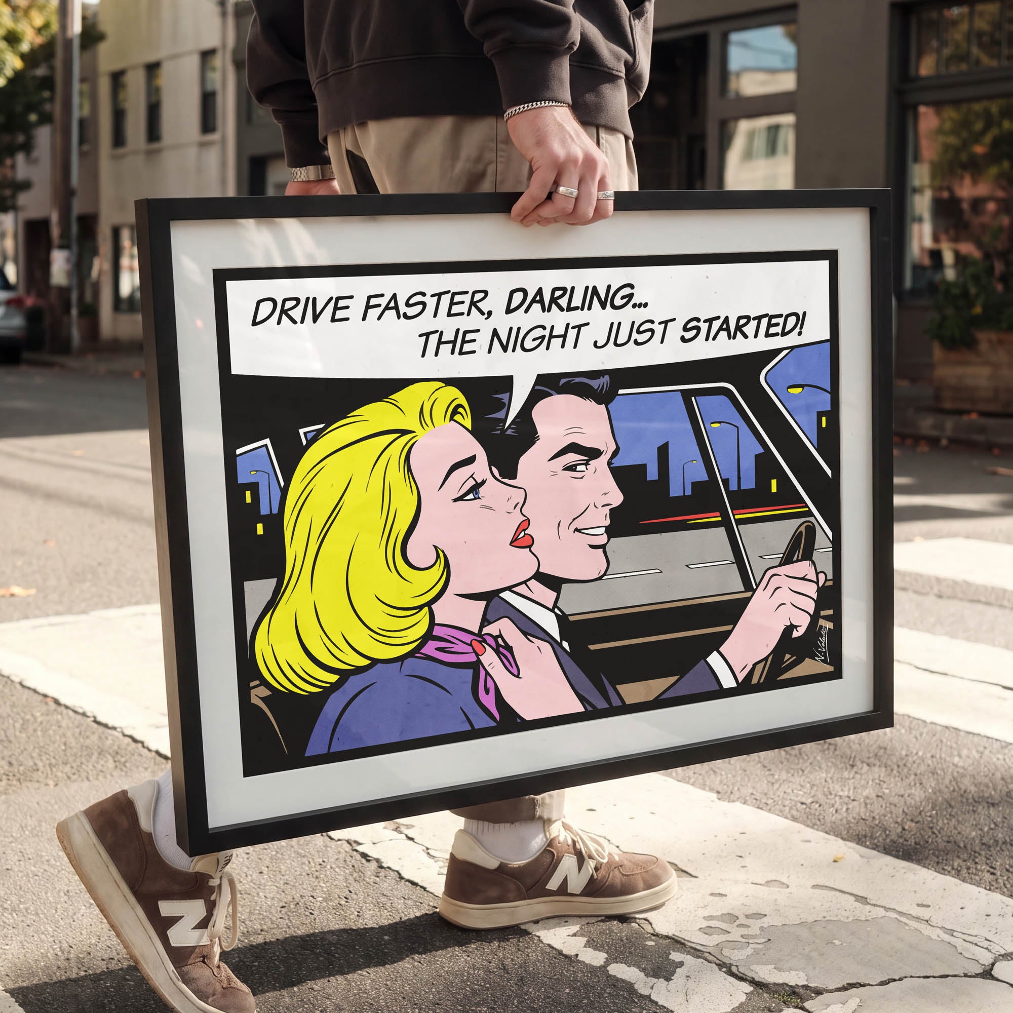 Driver faster, darling