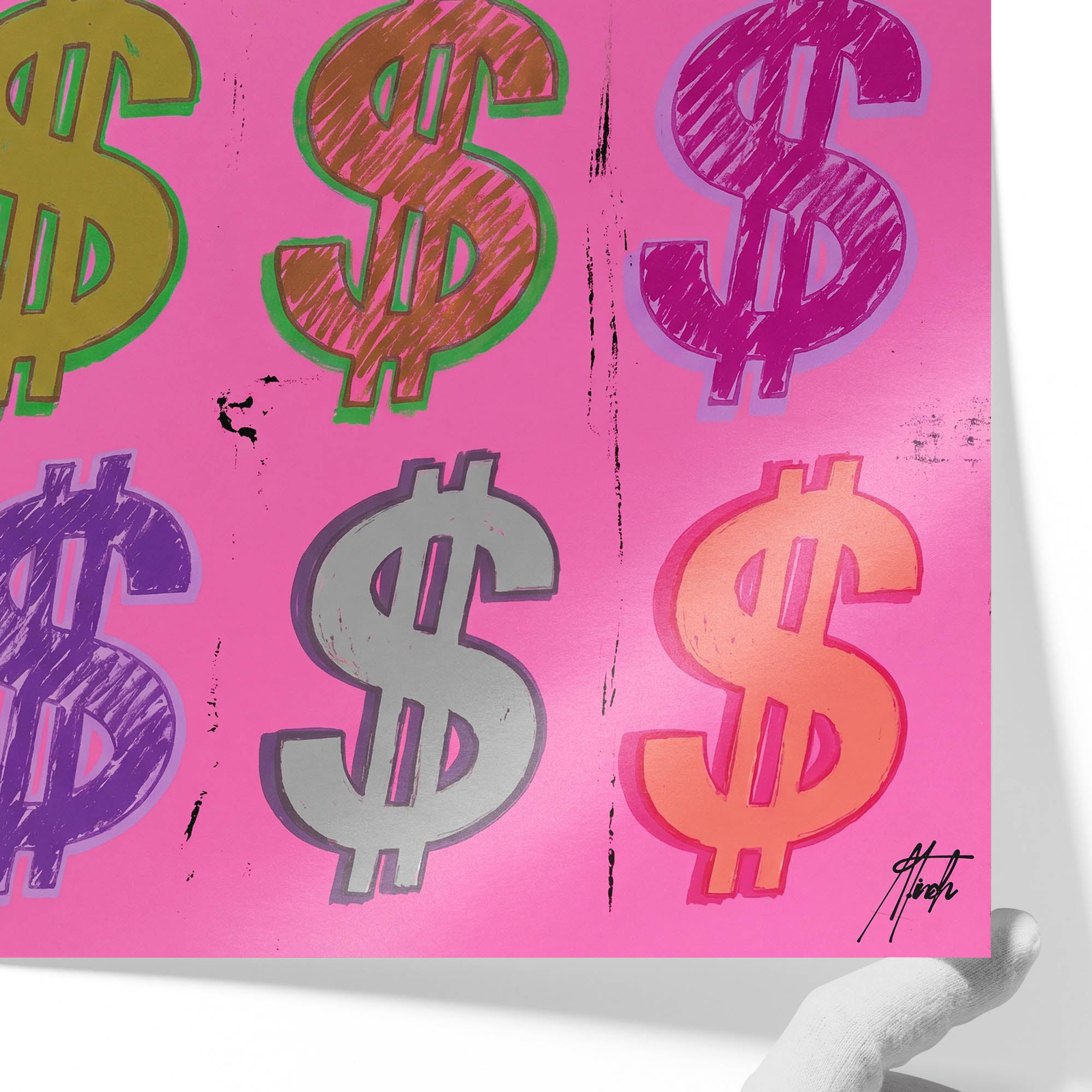 Dollar Signs — Pink