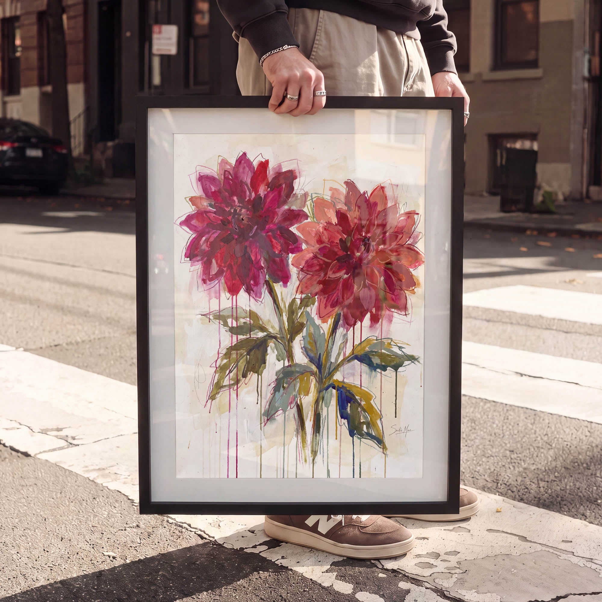 Ruby Dahlias