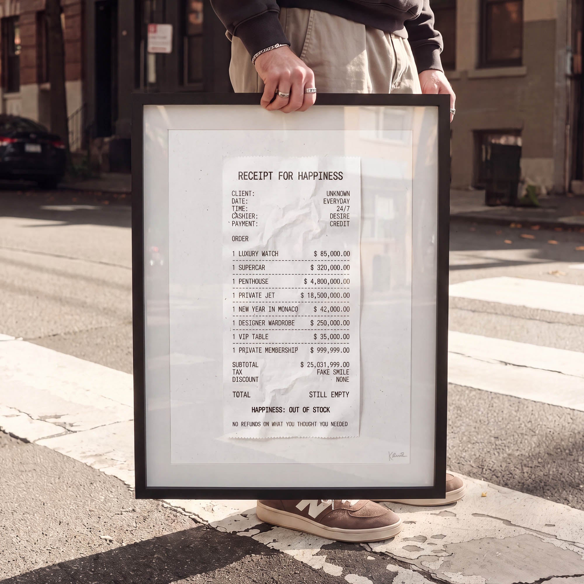 Receipt for Happiness