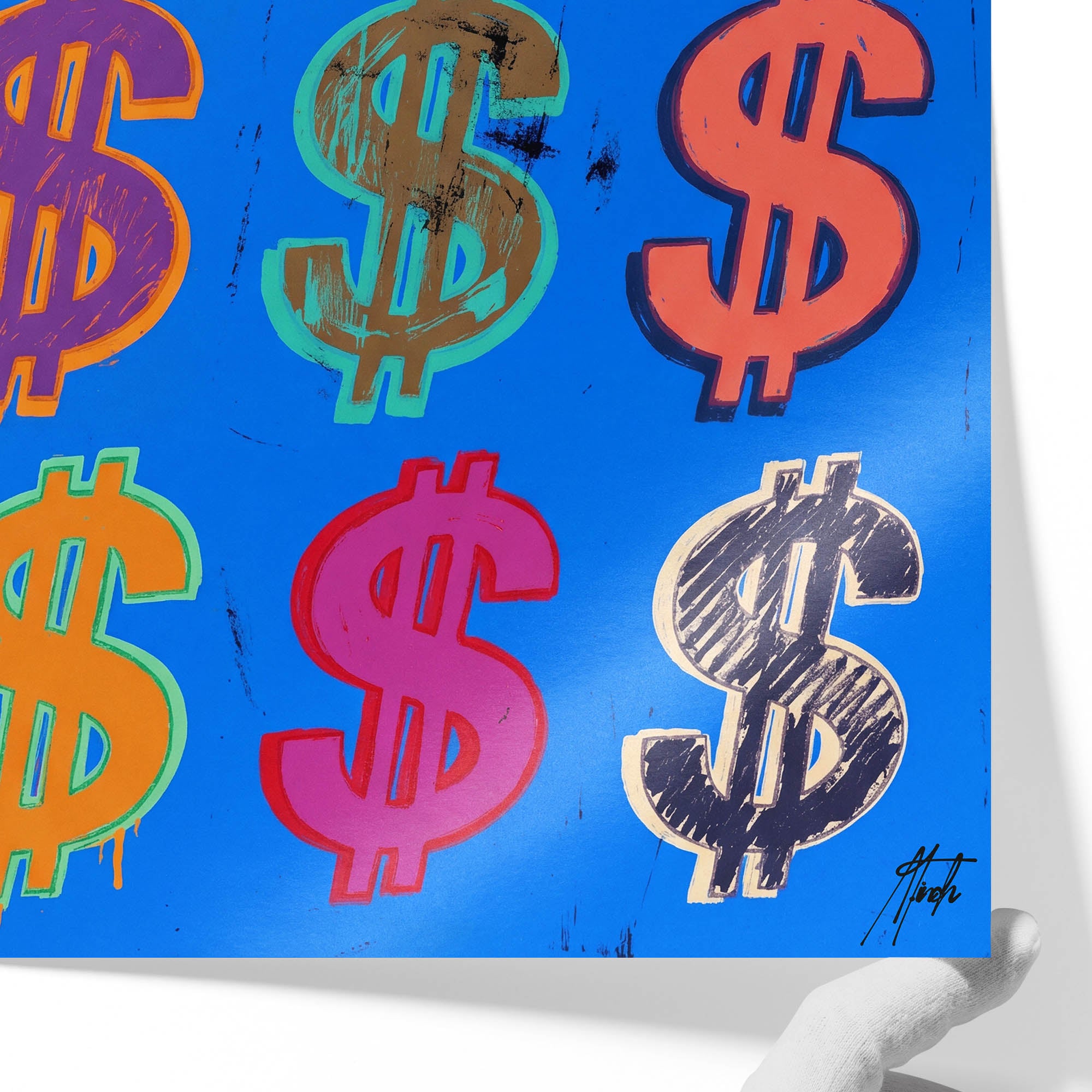 Dollar Signs — Blue