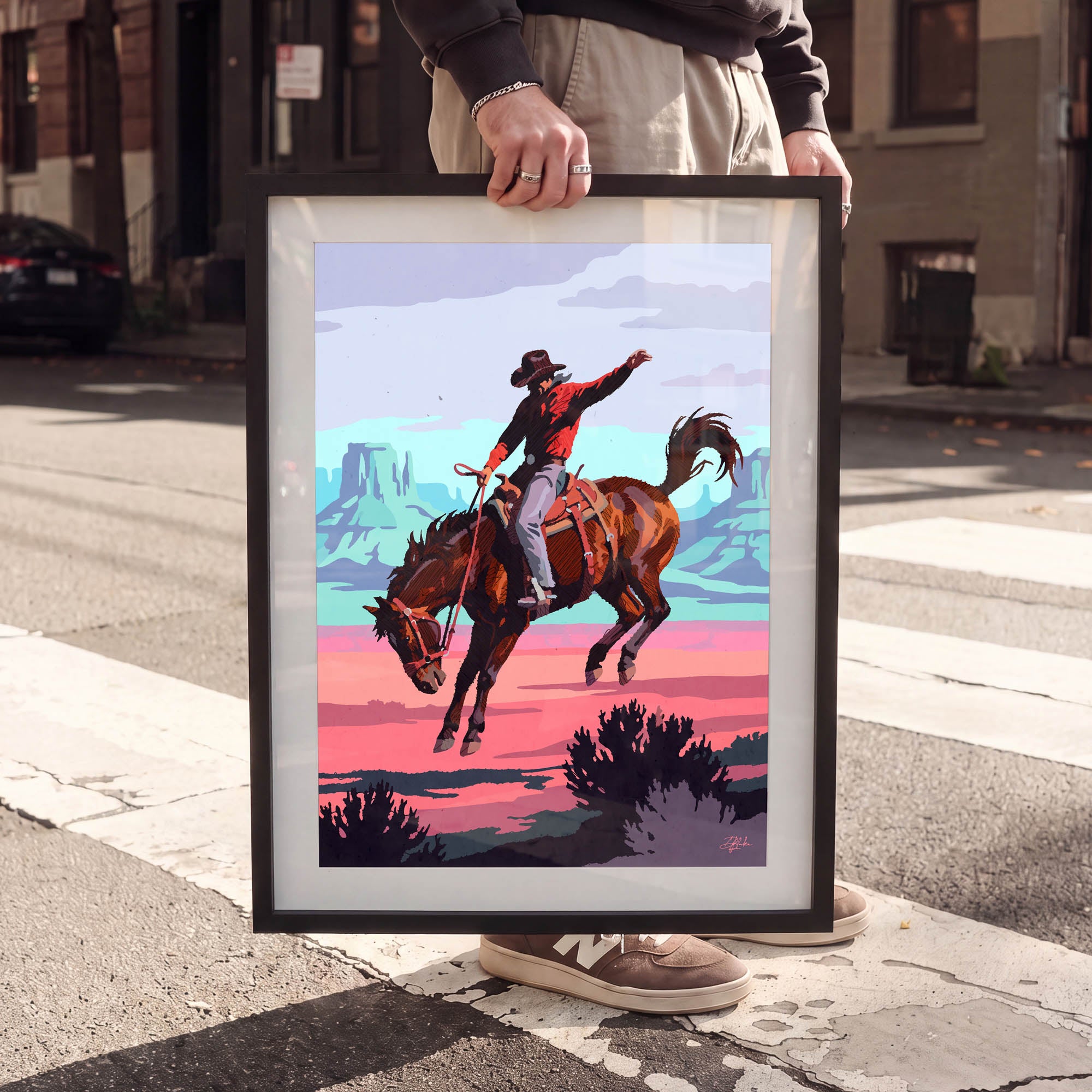 Rodeo in Red