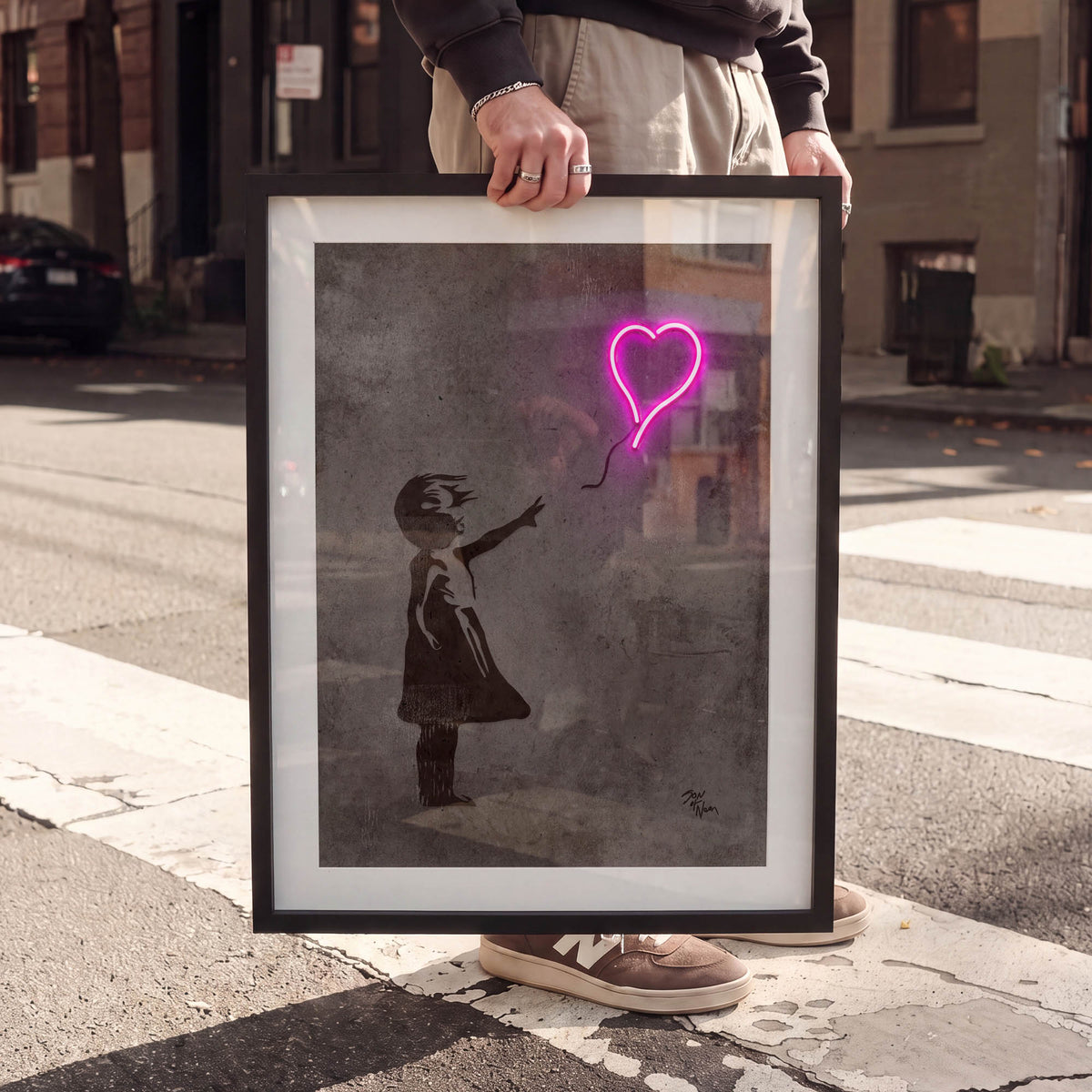 Banksy Balloon ‘Neon’