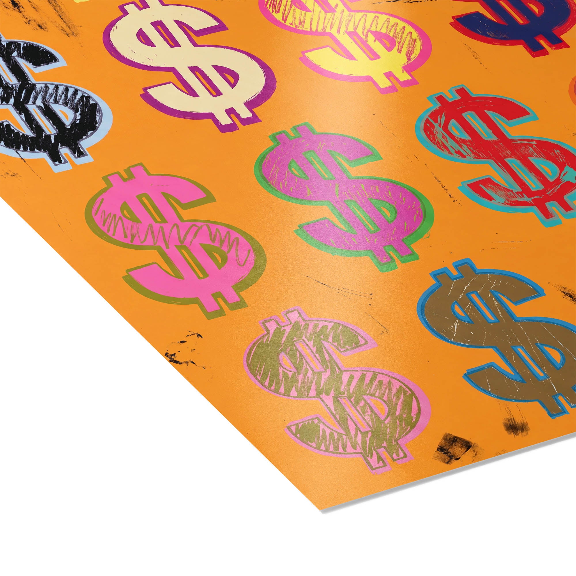 Dollar Signs — Orange