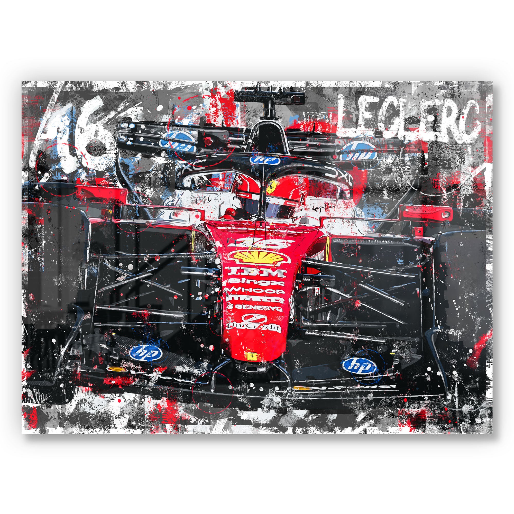Charles Leclerc '2026' Graffiti