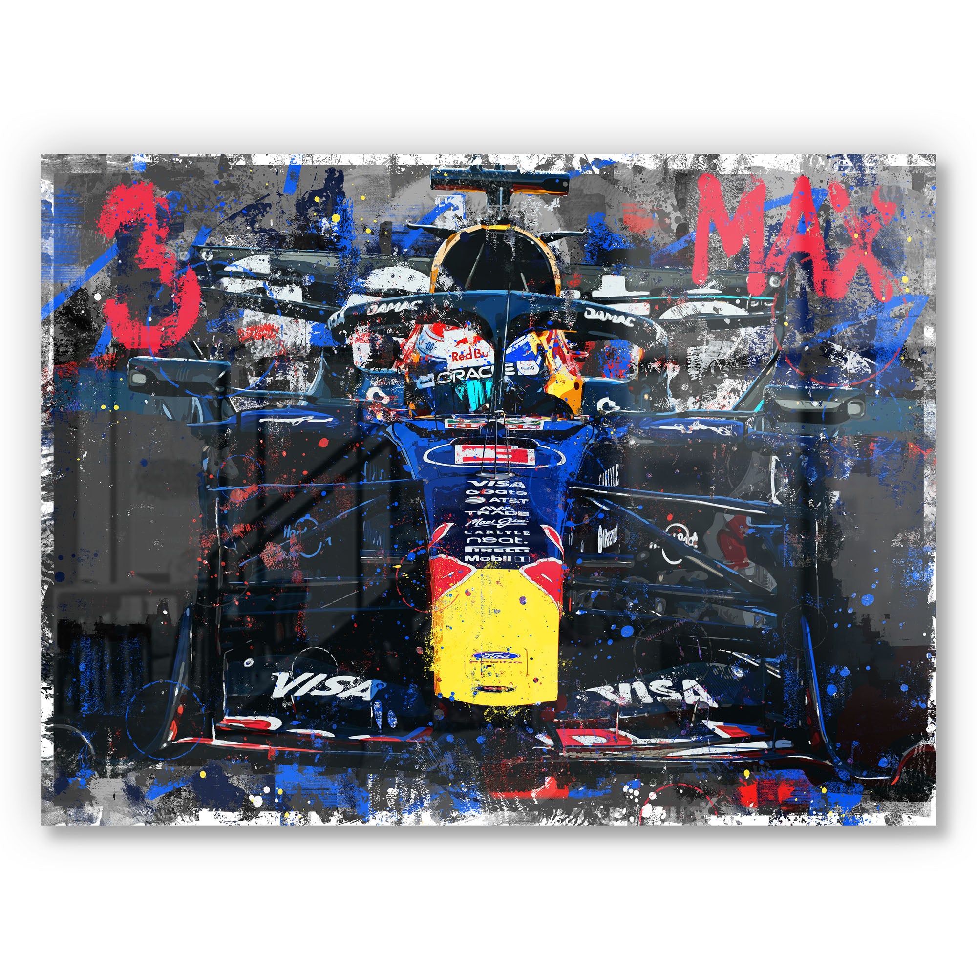 Max Verstappen '2026' Graffiti