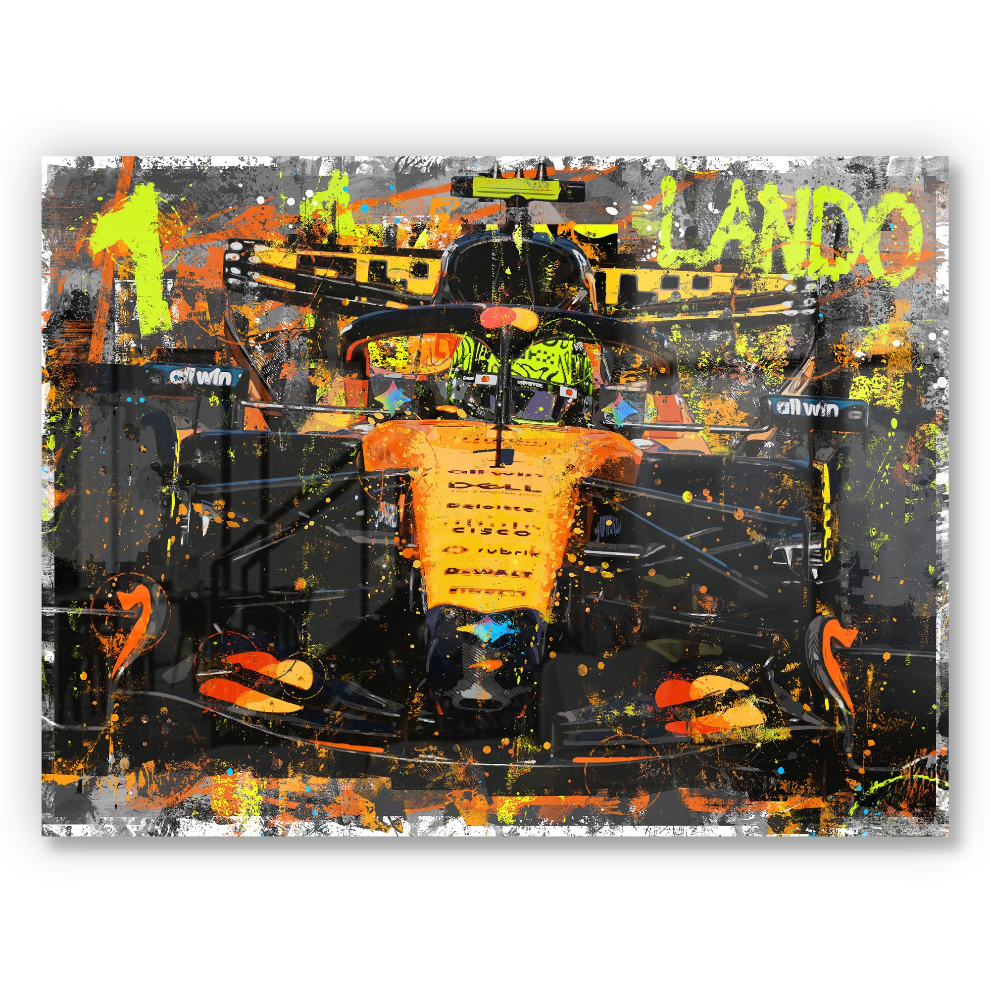 Lando Norris '2026' Graffiti