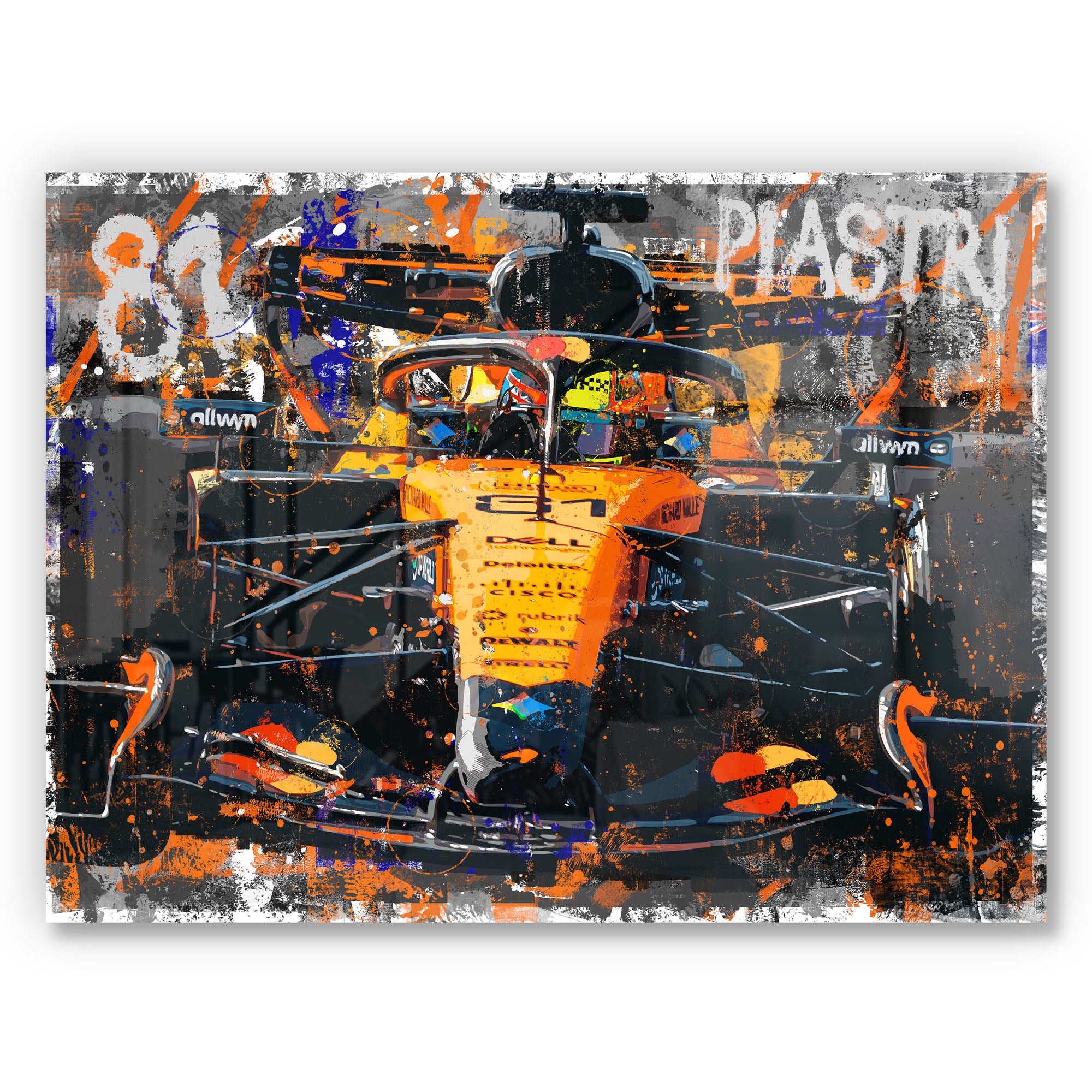 Oscar Piastri '2026' Graffiti